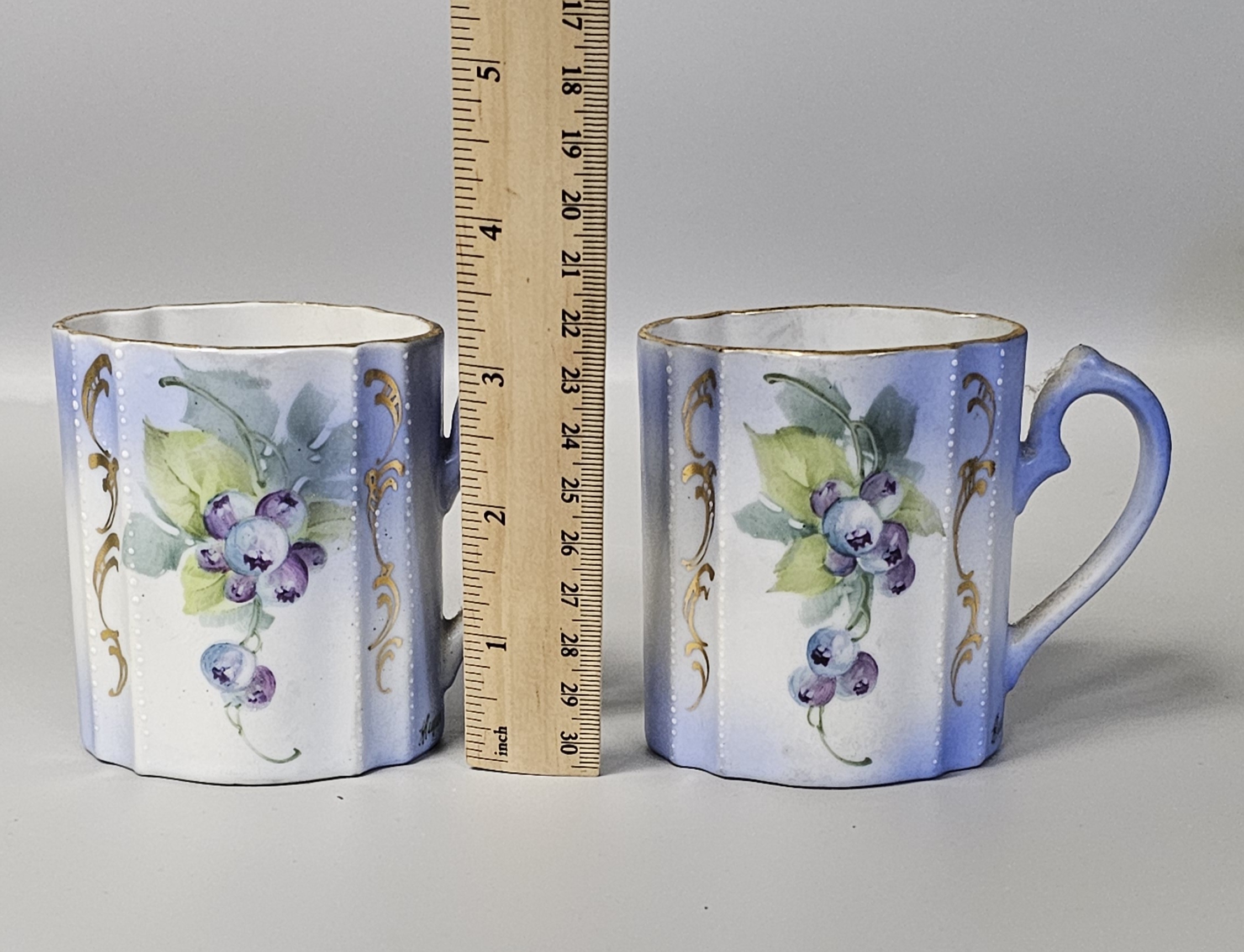 Vintage Hand-Painted Porcelain Tea Set