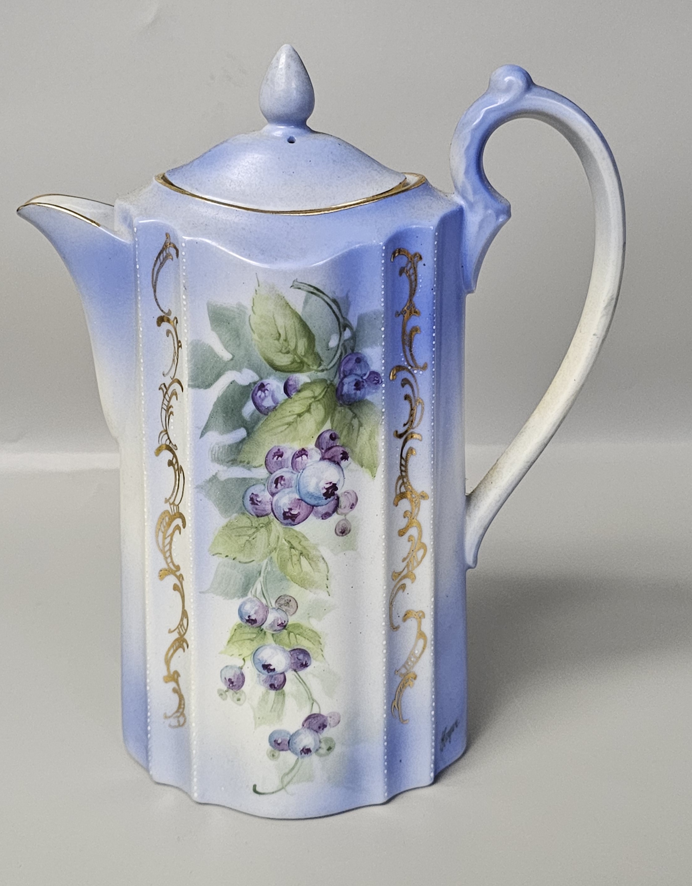 Vintage Hand-Painted Porcelain Tea Set