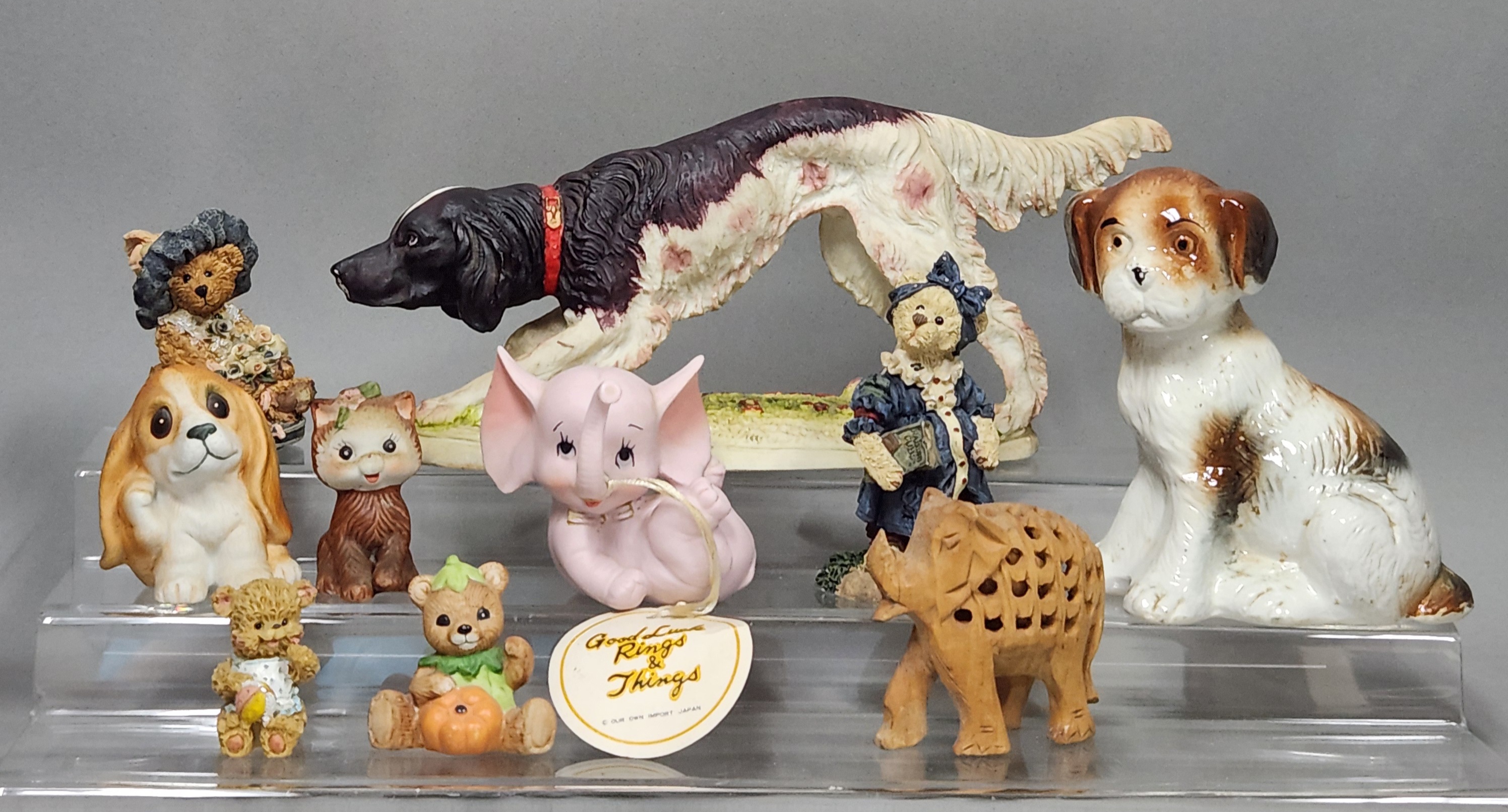 Ceramic and Resin Animal Figurines