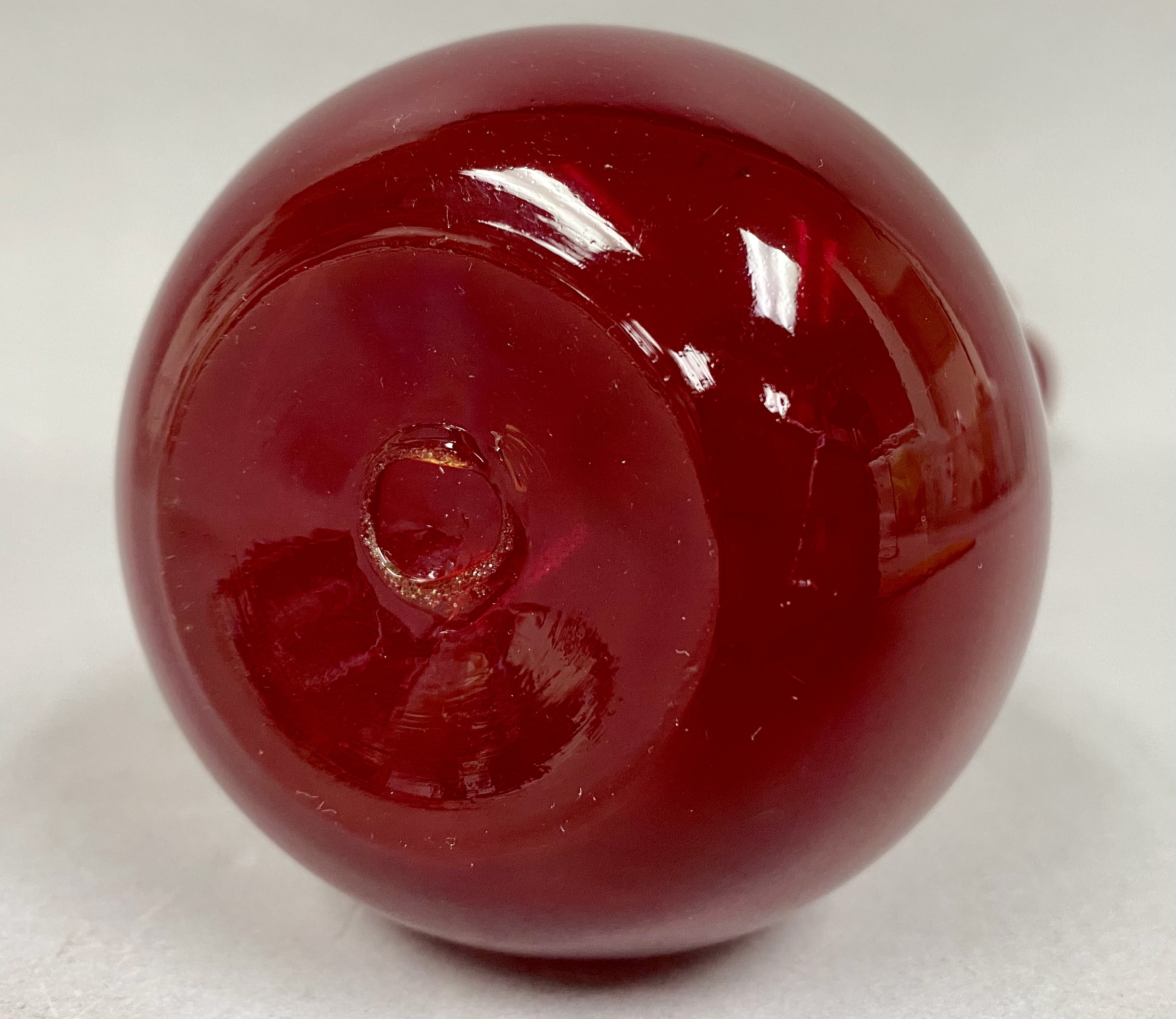 Viking Art Glass Ruby Red Vase