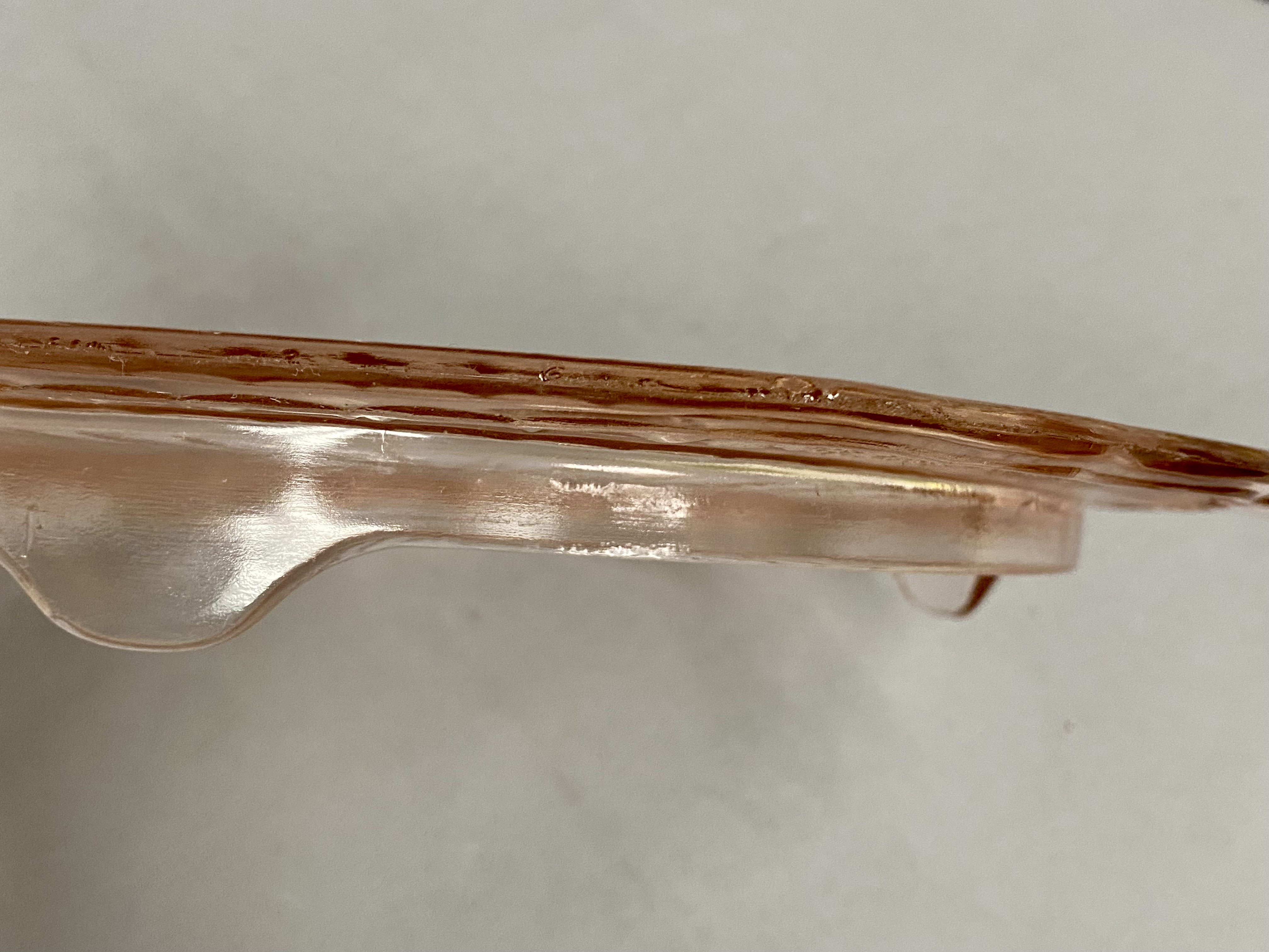 Pink Depression Glass Mayfair Pattern
