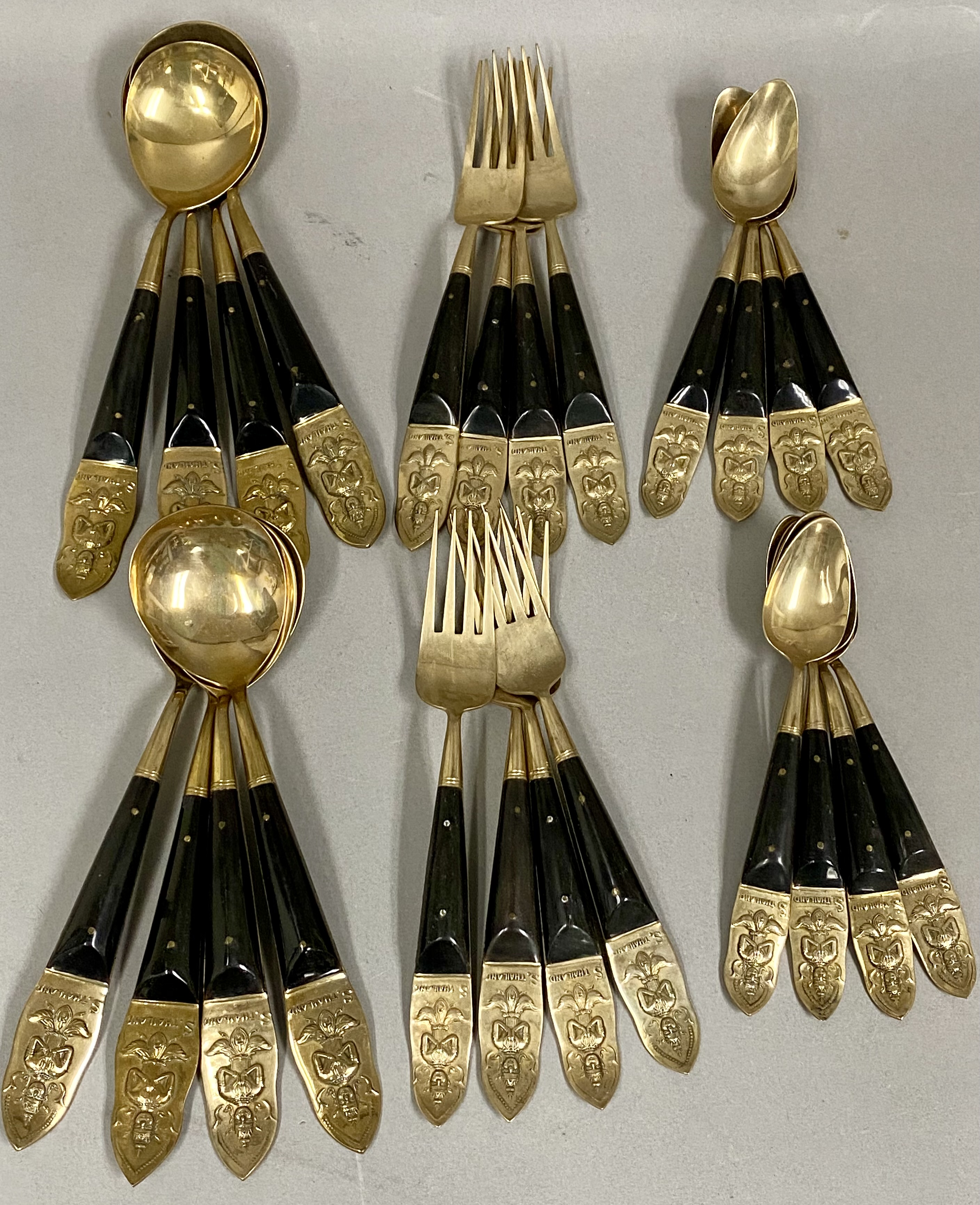 Thai Bronze Flatware & Styson Stainless Steel Knives