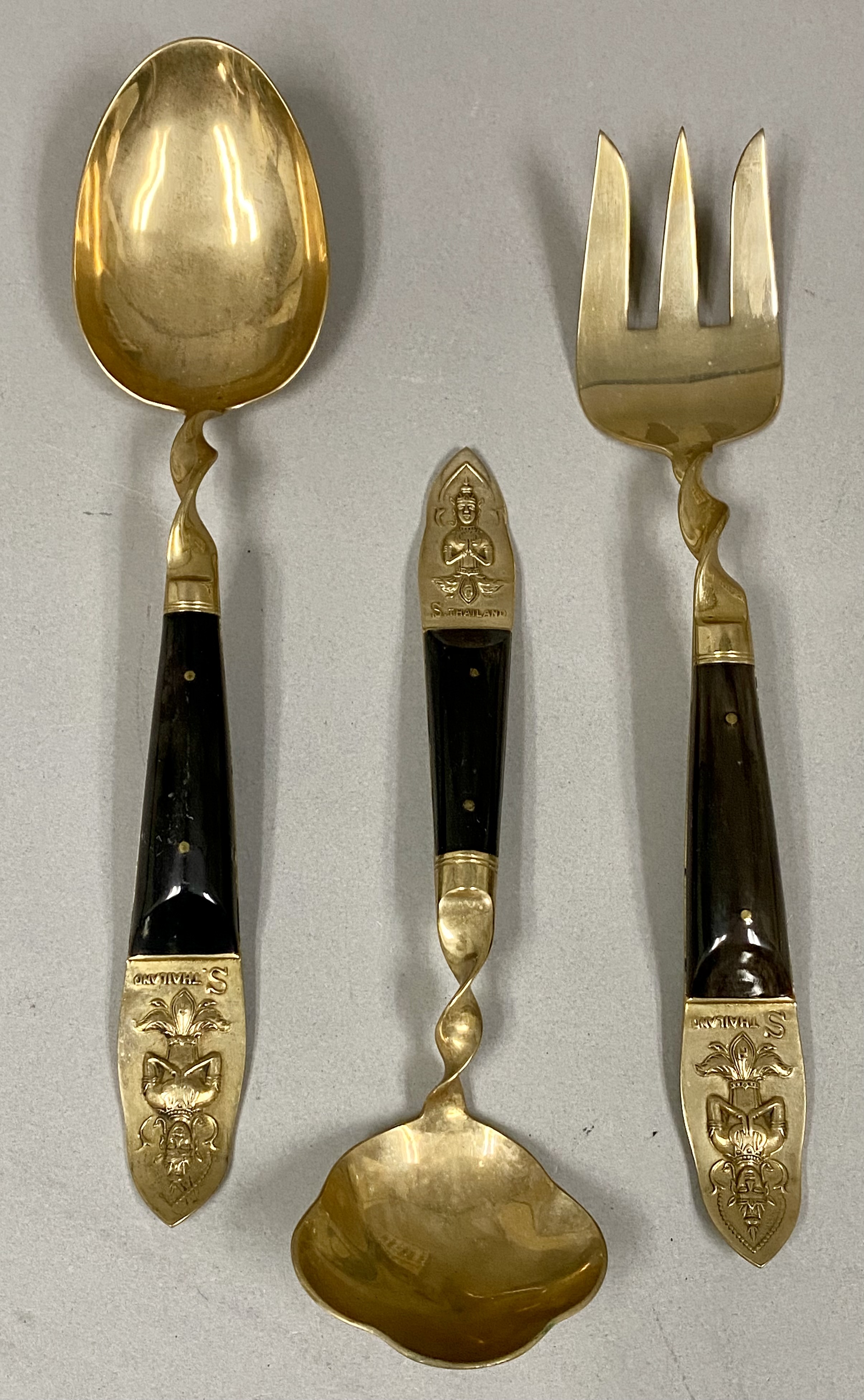 Thai Bronze Flatware & Styson Stainless Steel Knives