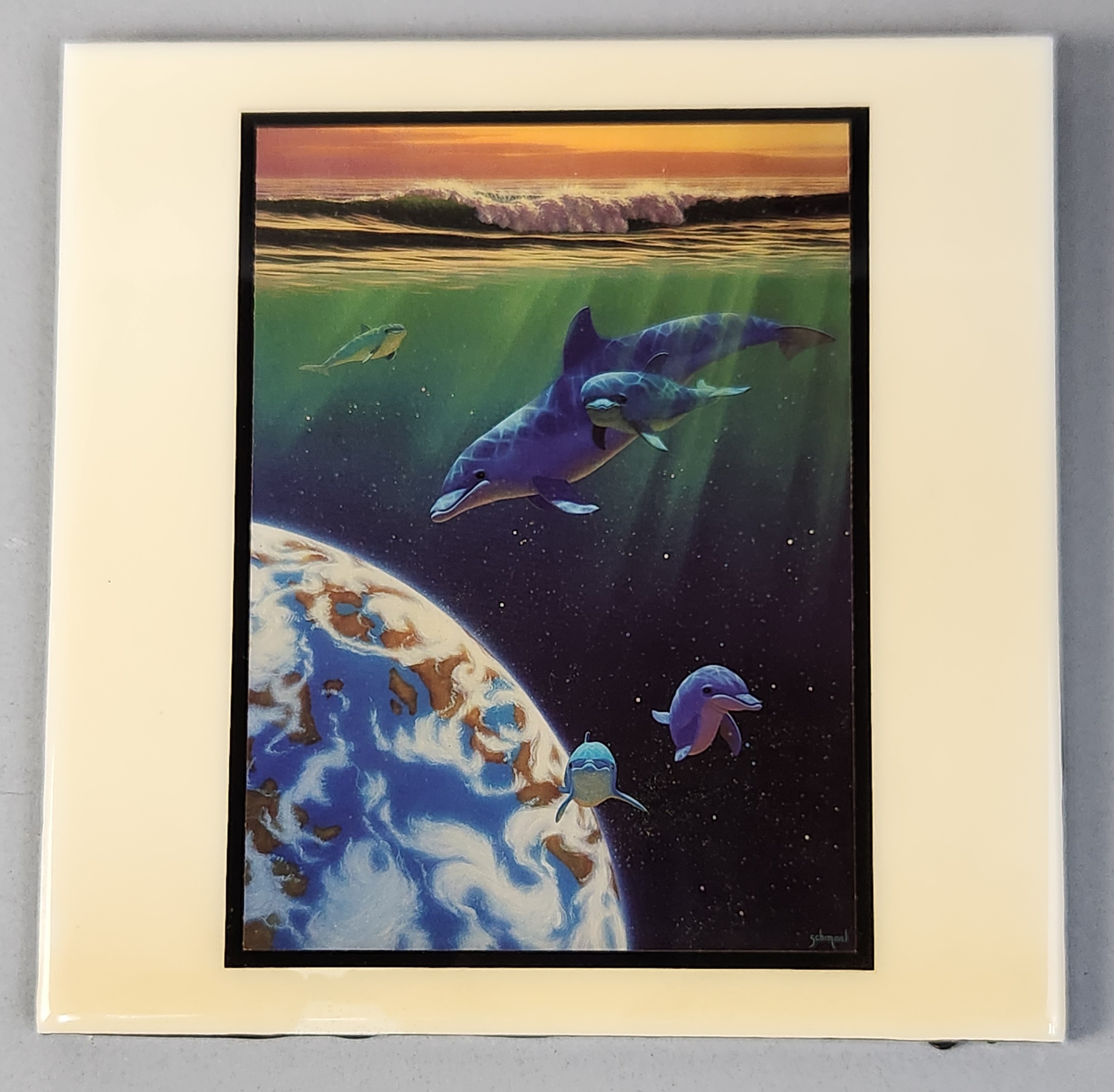 Trio of Dolphin-Themed Decorative Items