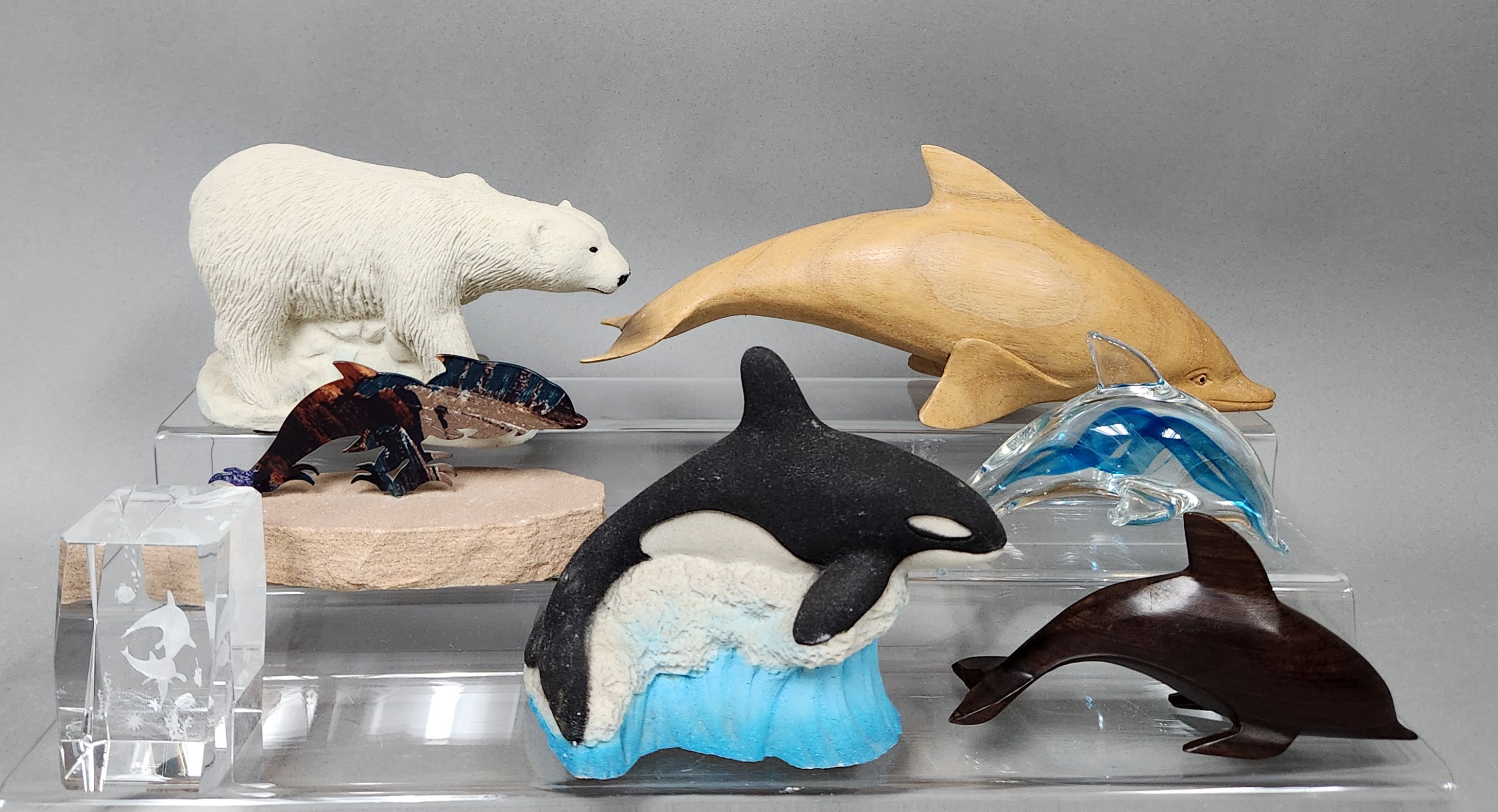 Assortment Marine & Arctic Animal Figurines