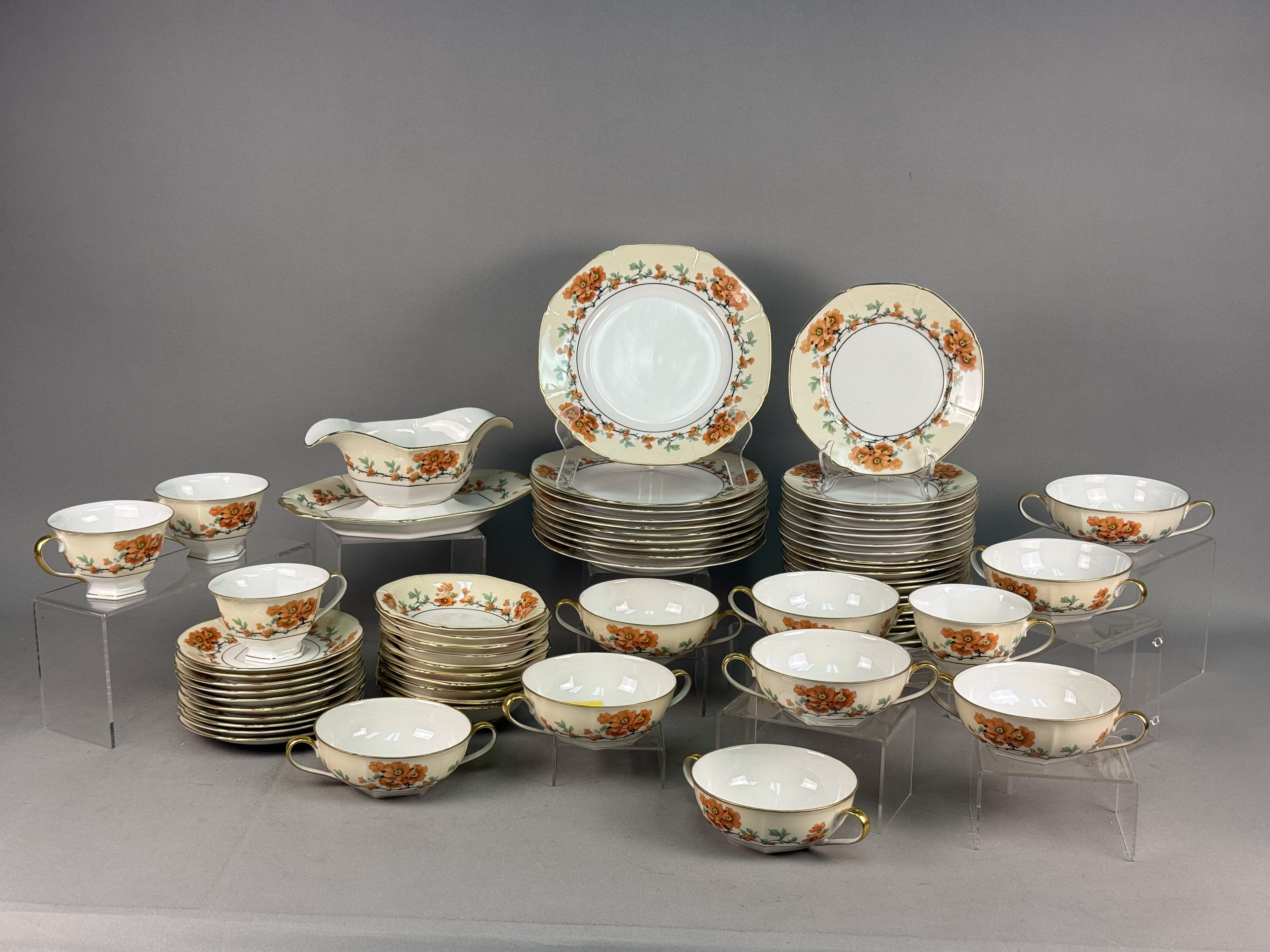 Epiag Czechoslovakian Porcelain Dinner Service