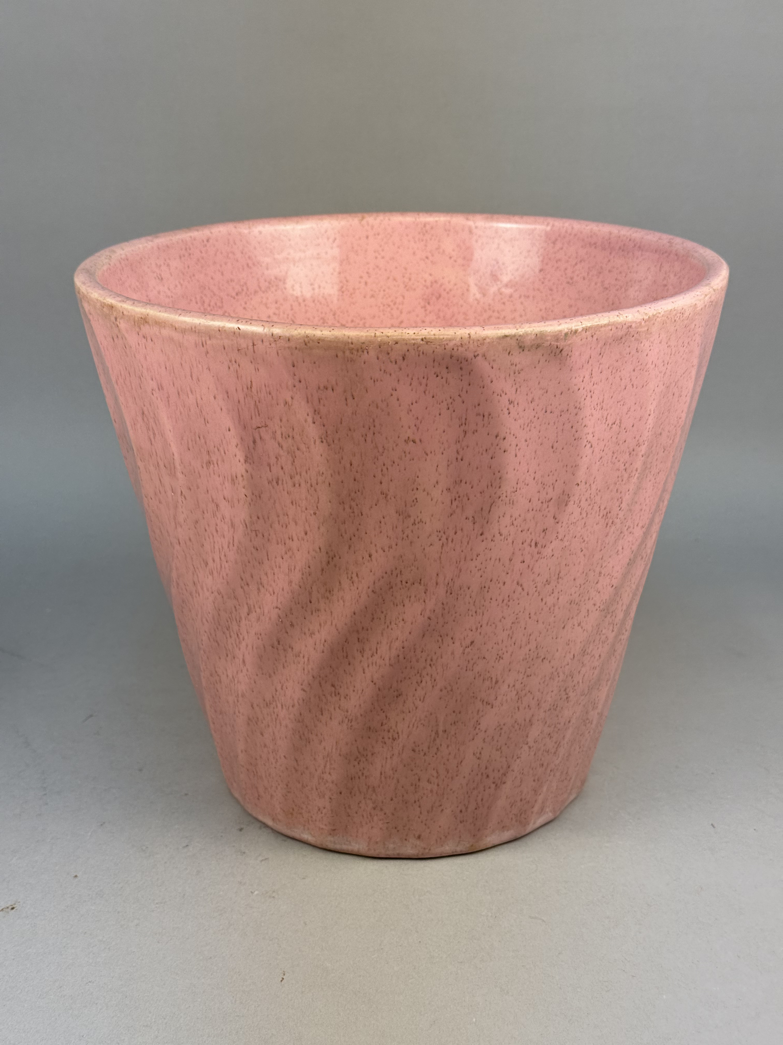 Haeger Potteries Speckled Pink Ceramic Planter