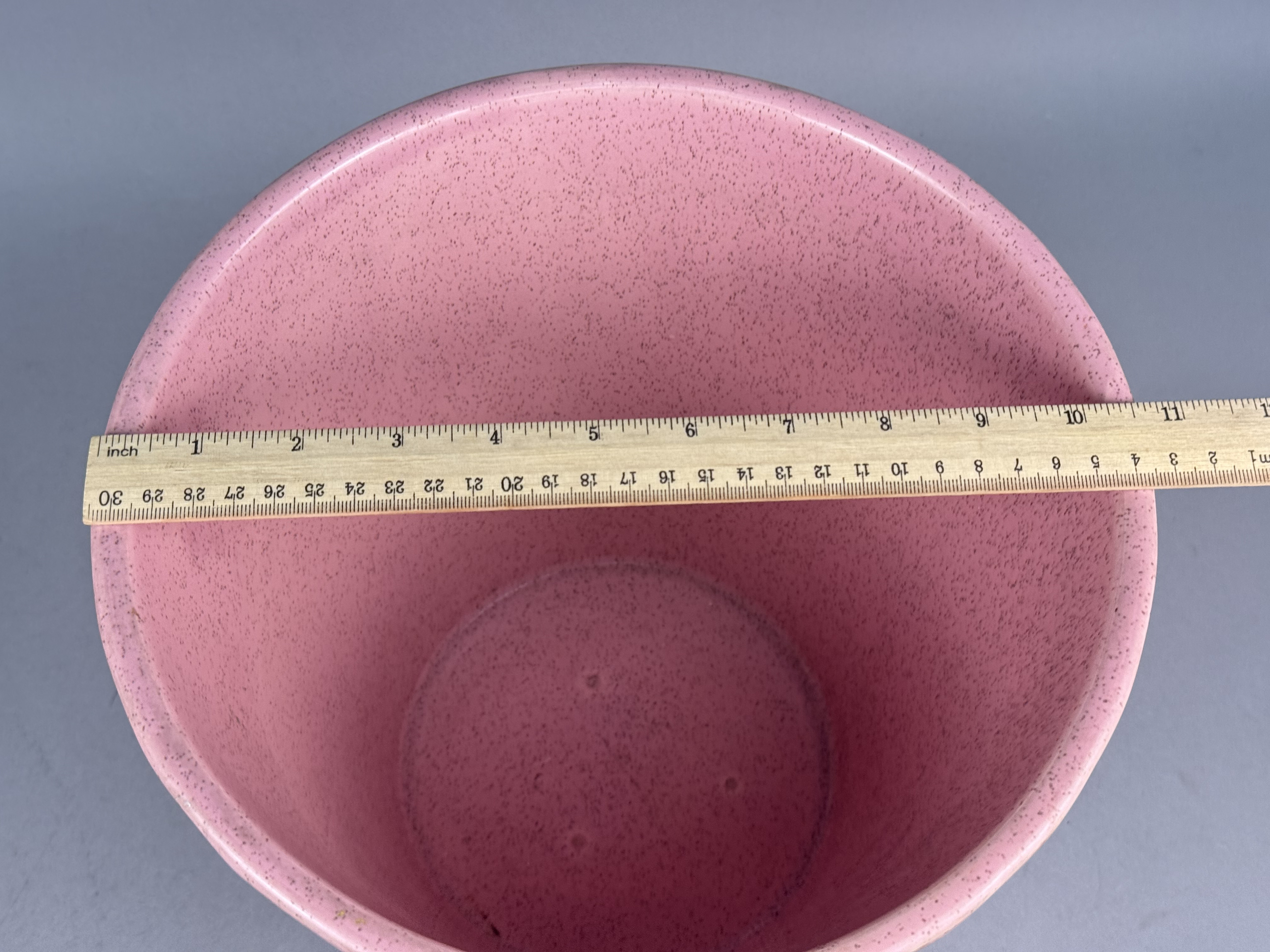 Haeger Potteries Speckled Pink Ceramic Planter