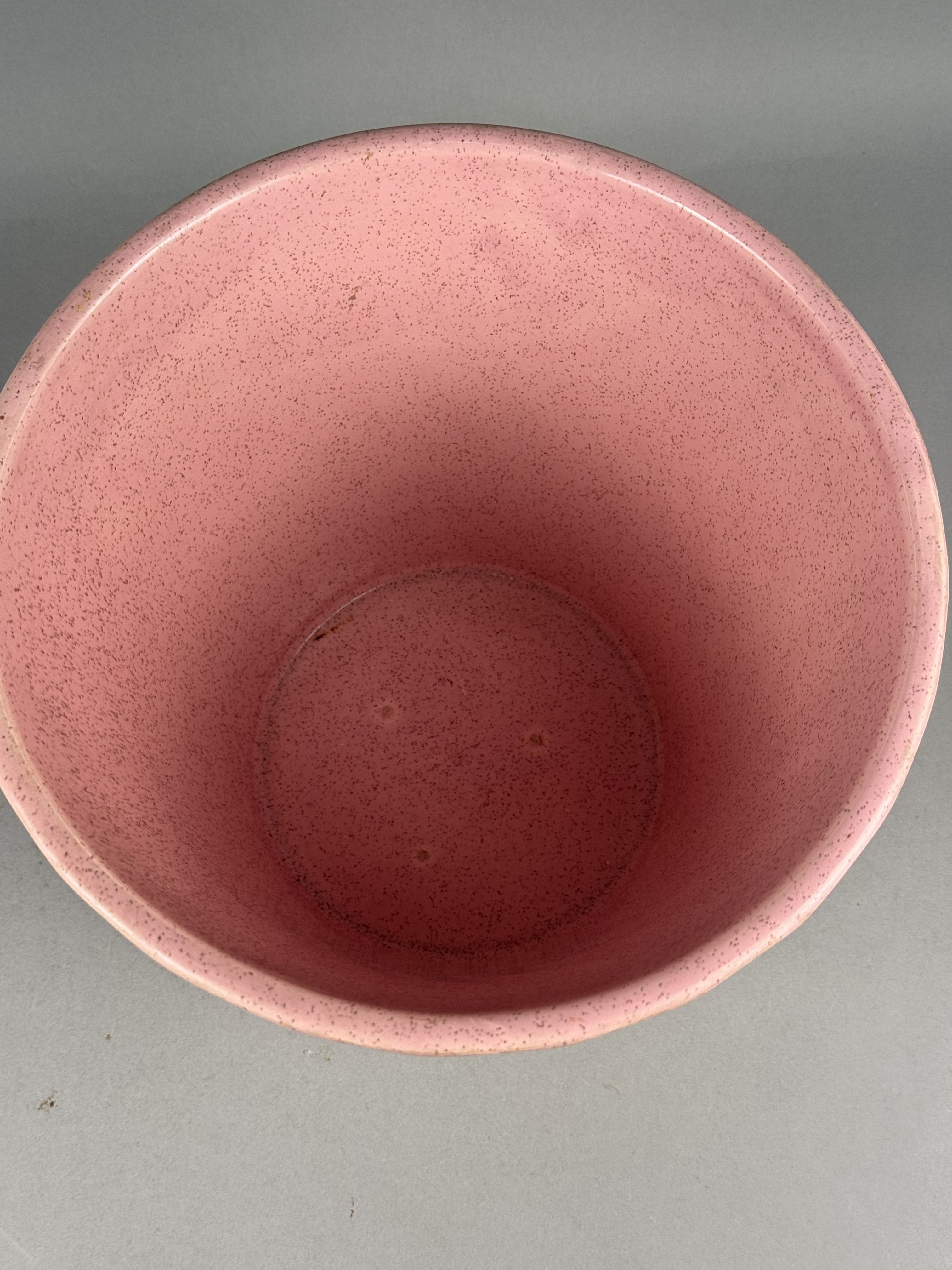 Haeger Potteries Speckled Pink Ceramic Planter