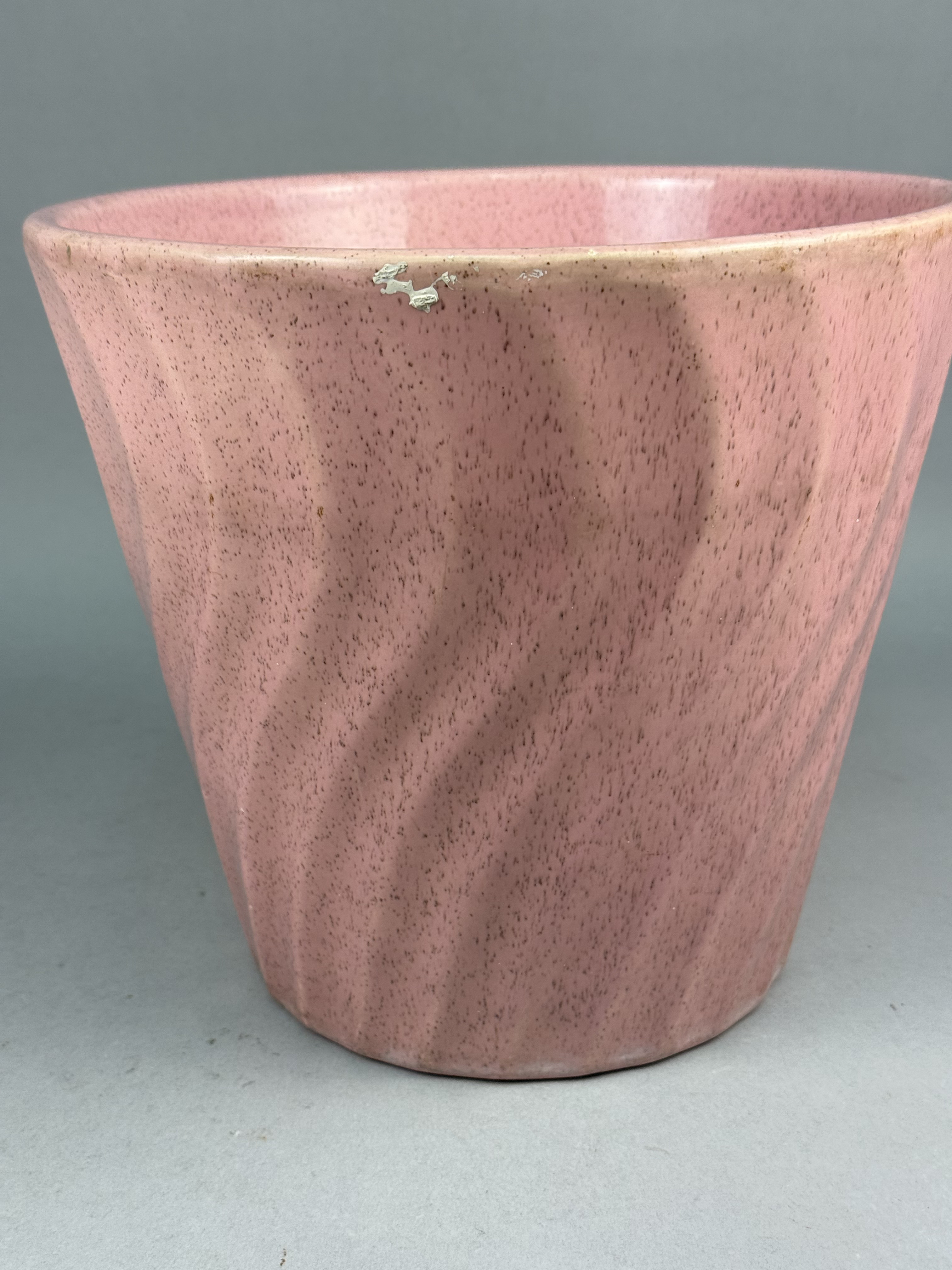 Haeger Potteries Speckled Pink Ceramic Planter
