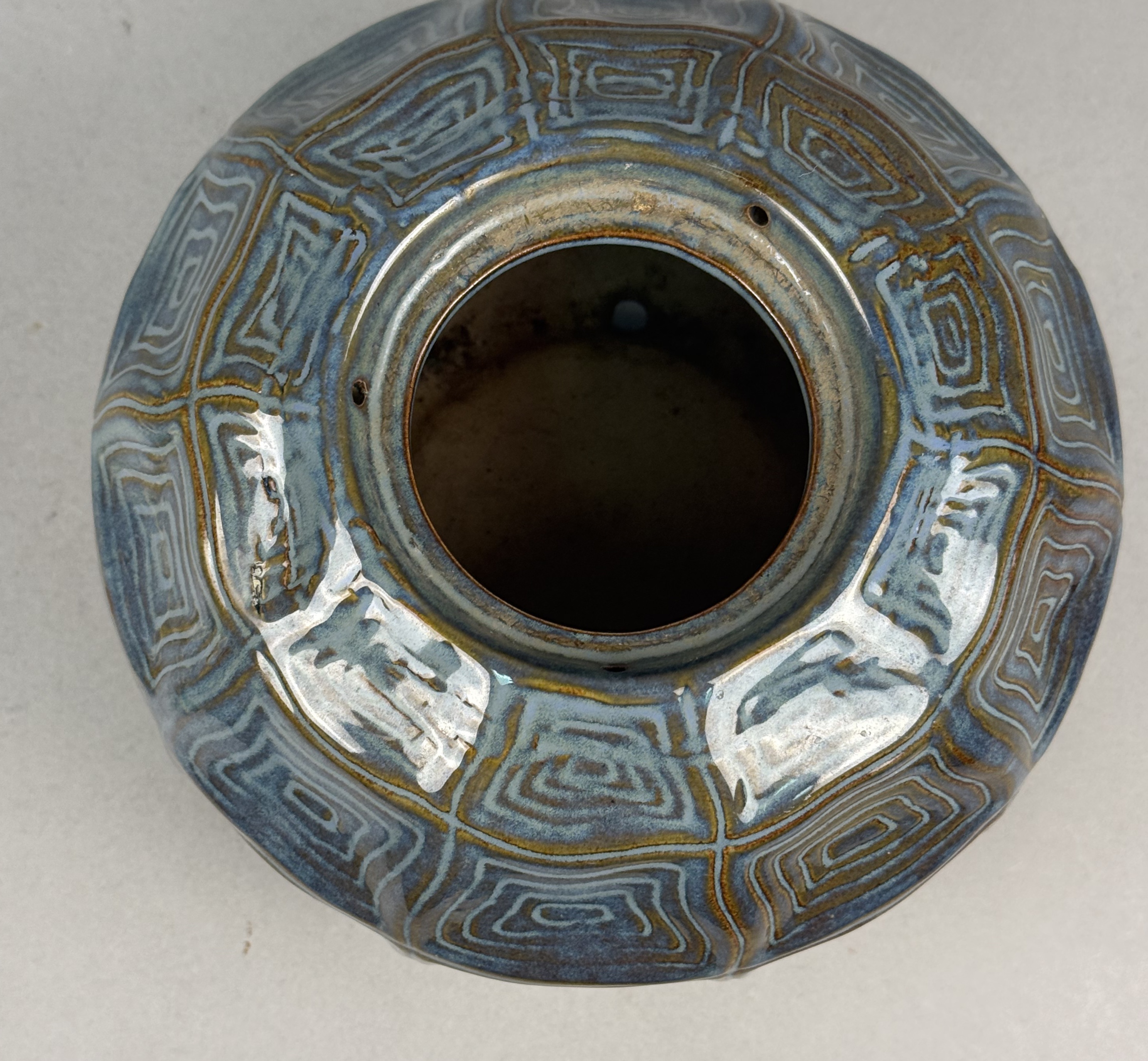Mid-Century Modern Studio Pottery Stoneware Vessel