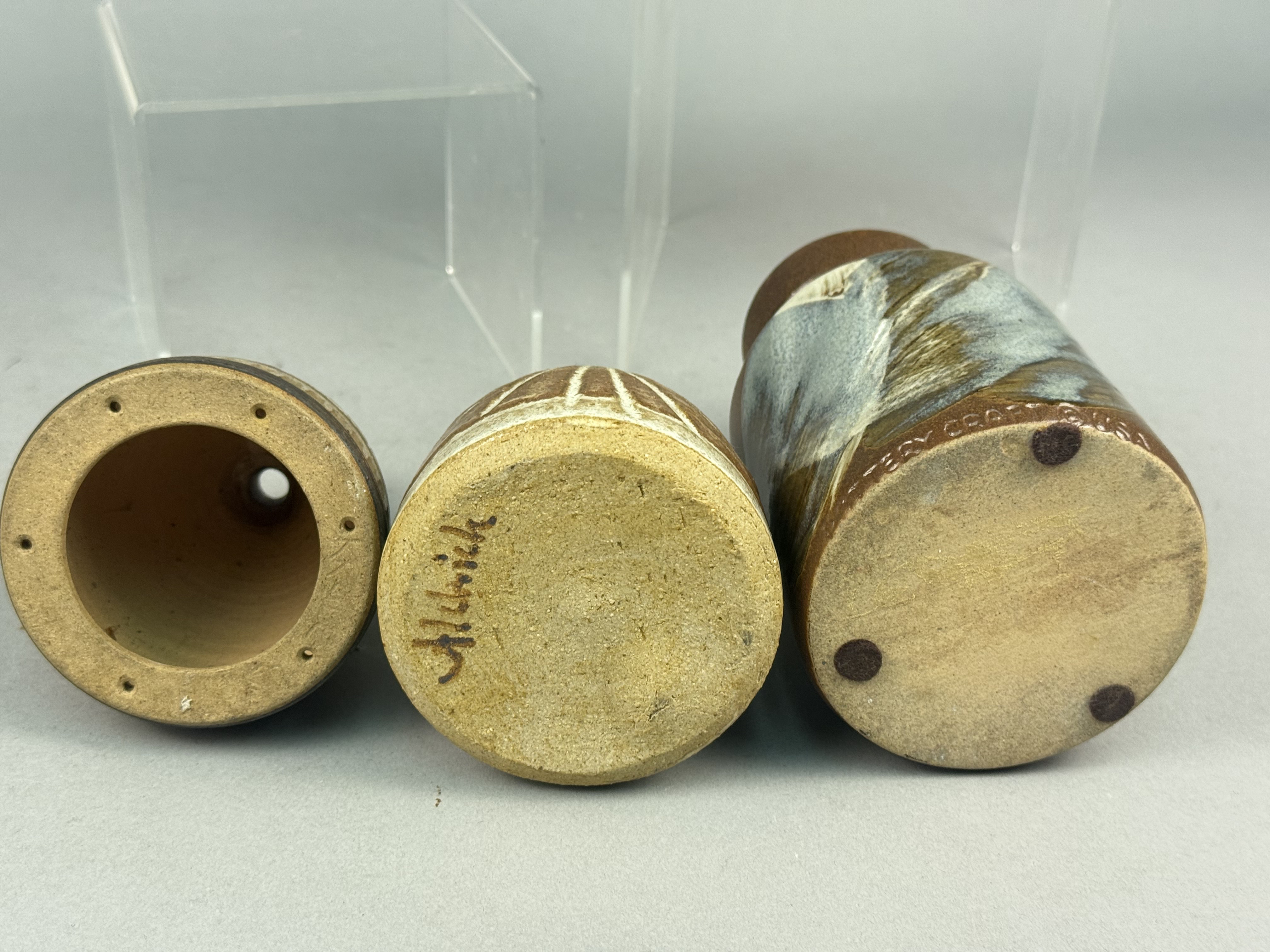 Mid-Century American Studio Pottery Bud Vases