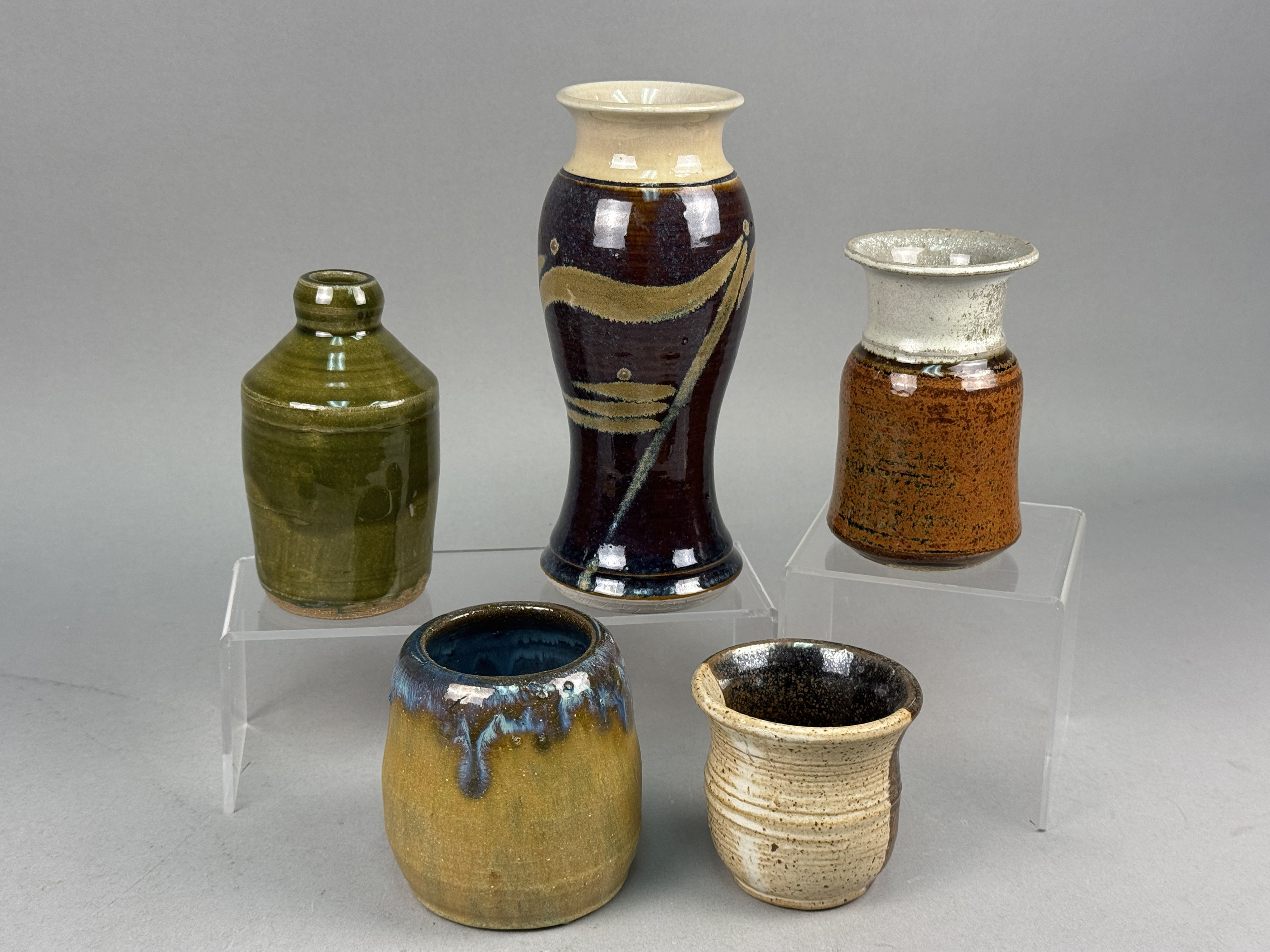 Five Pieces of Contemporary Studio Pottery