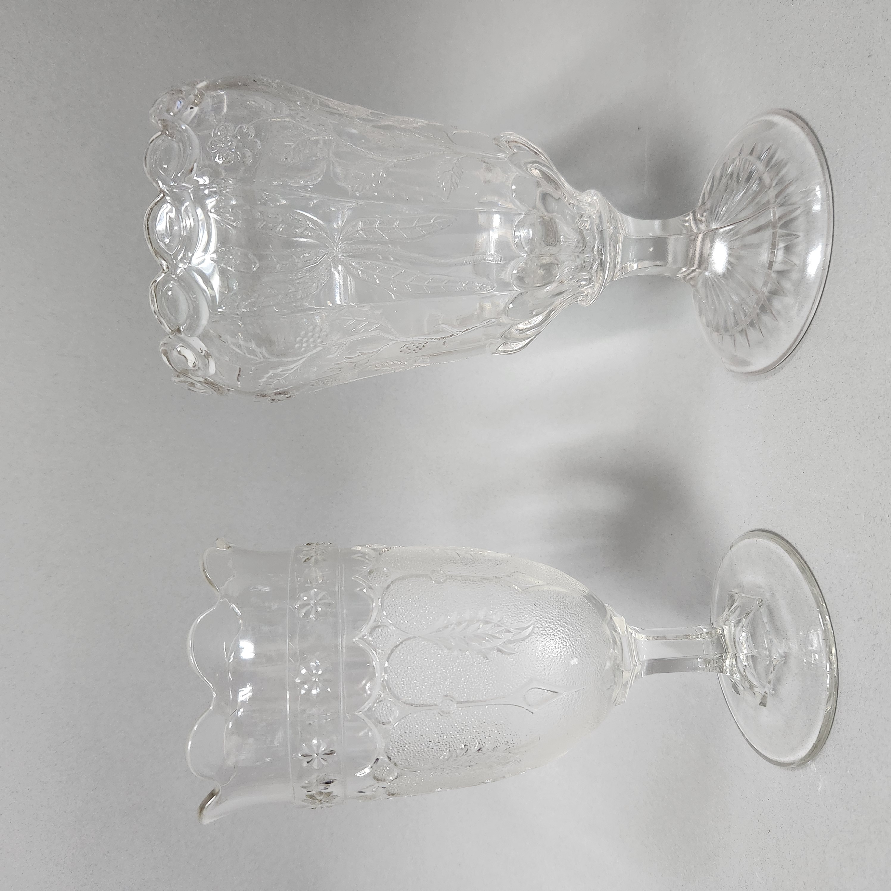 American Pattern Glass Princess Feather & Holly Patterns