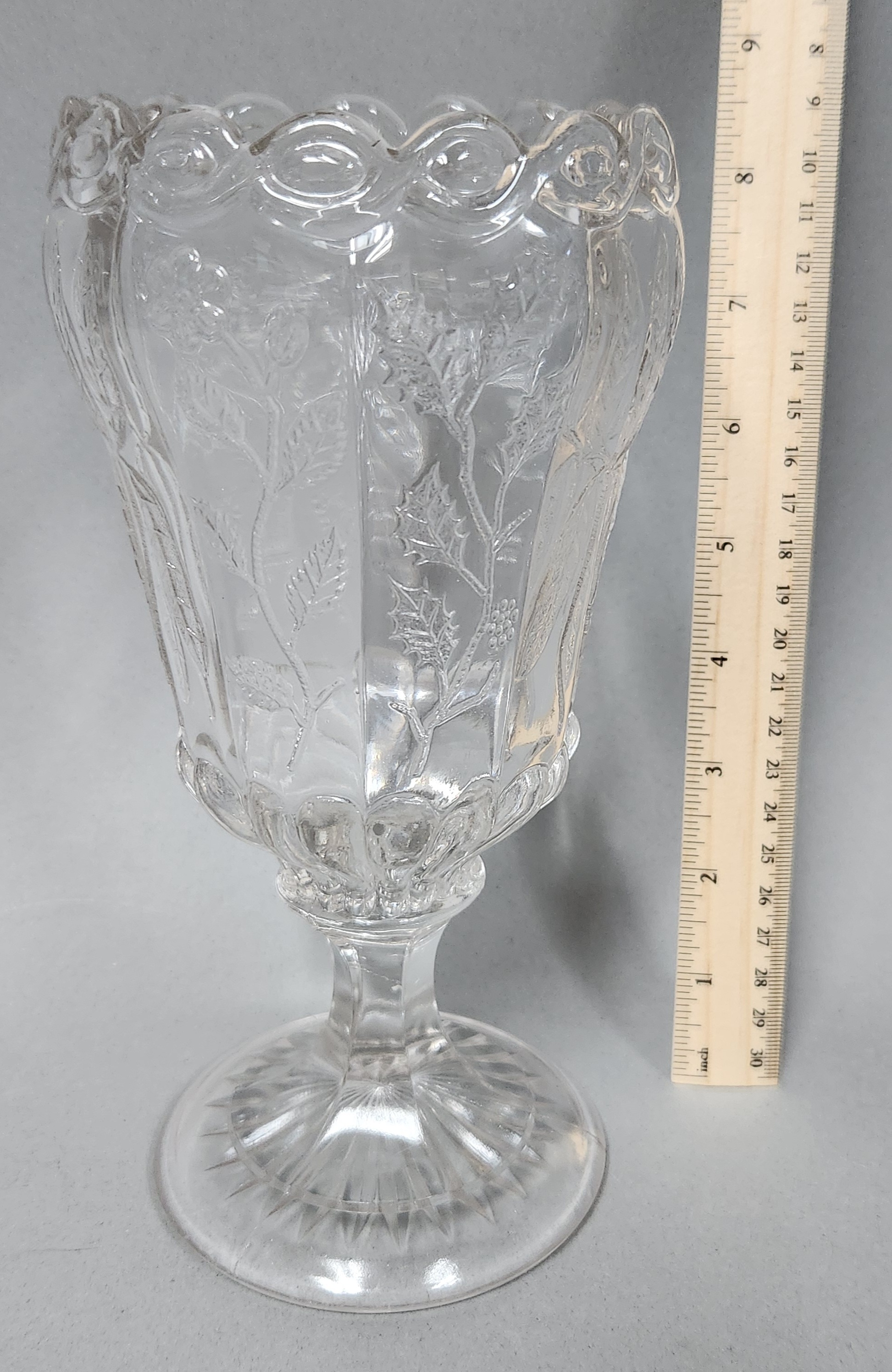 American Pattern Glass Princess Feather & Holly Patterns