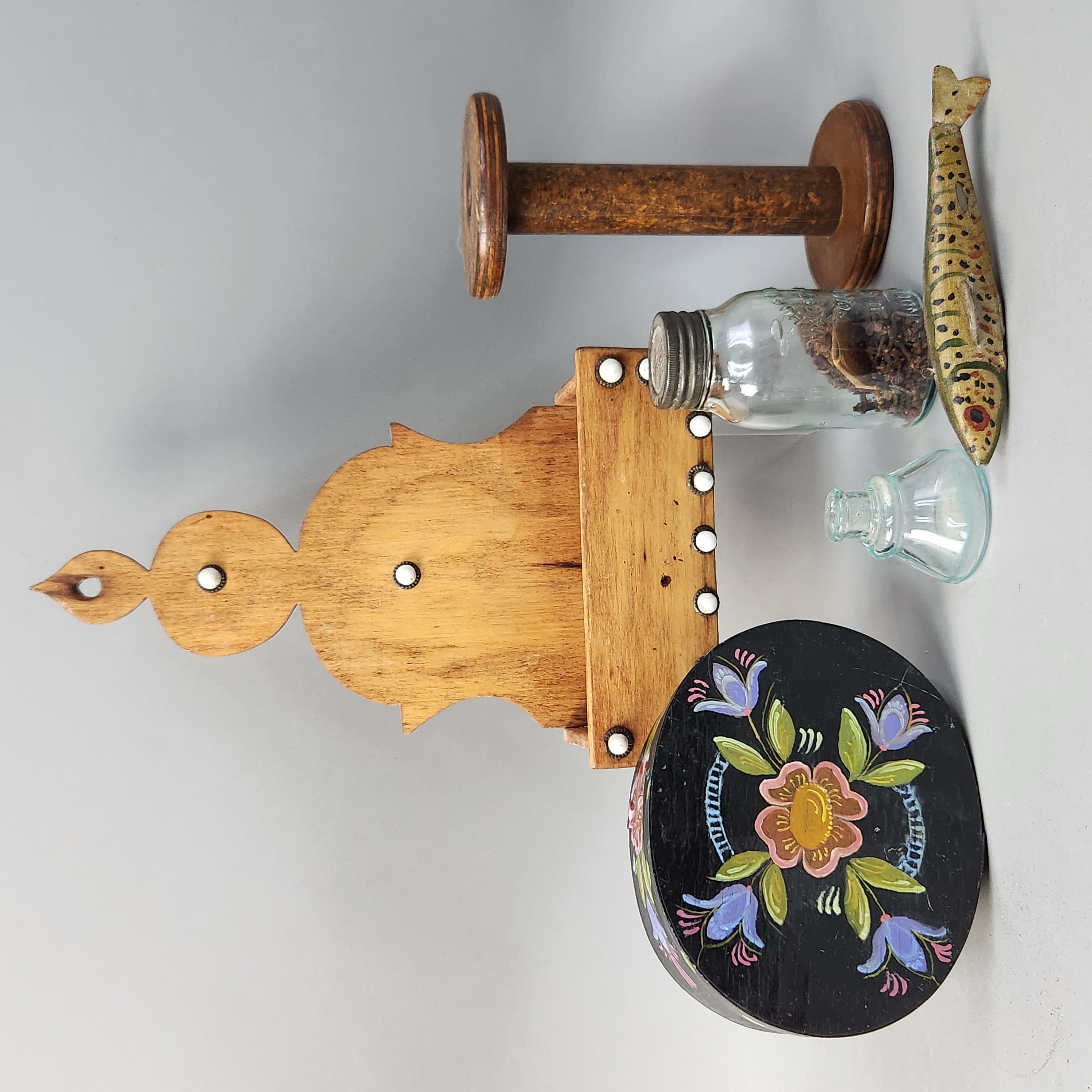 Vintage Folk Art and Utilitarian Objects
