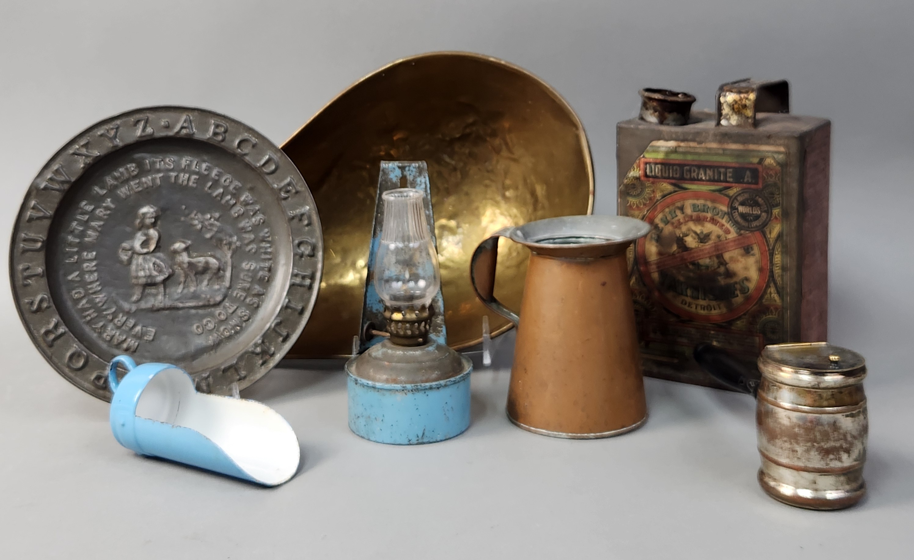 Antique Metalware & Household Items