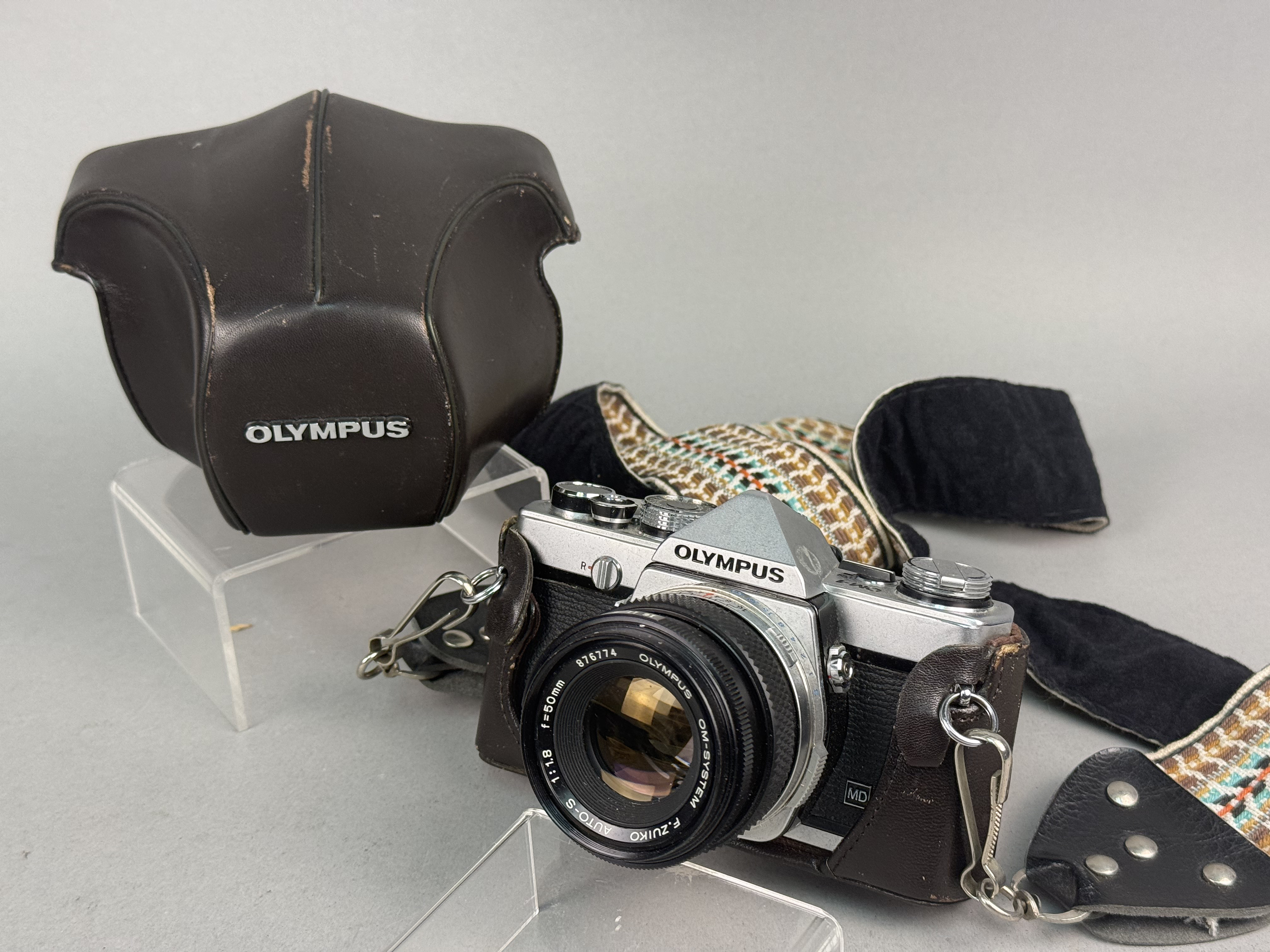 Olympus OM-1 35mm Camera with Zuiko 50mm Lens