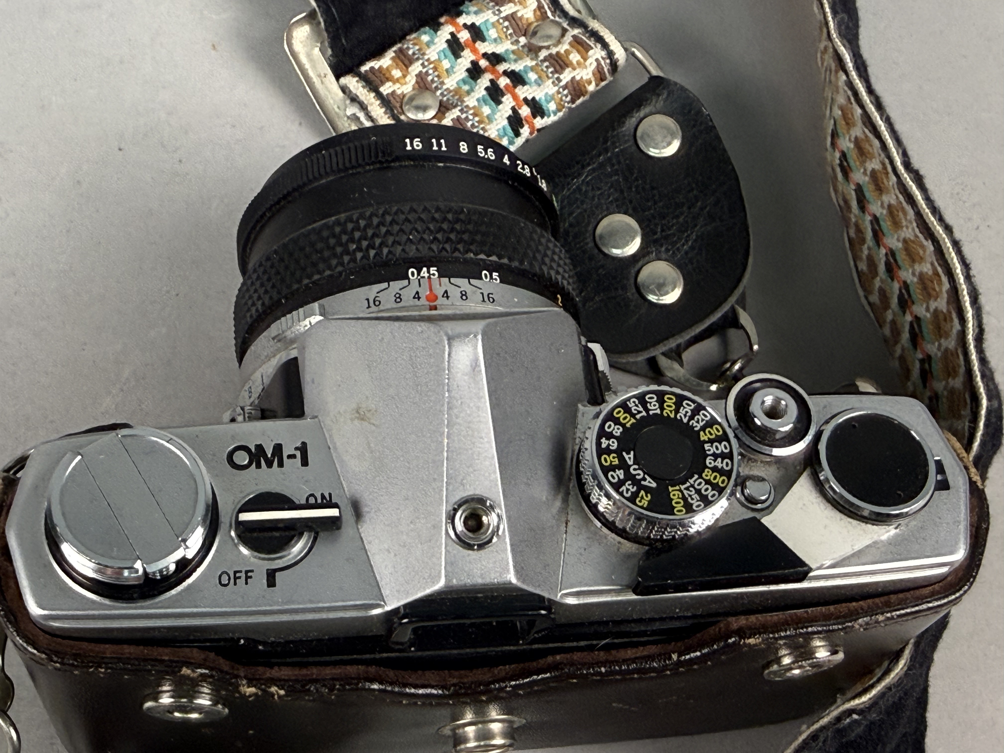 Olympus OM-1 35mm Camera with Zuiko 50mm Lens