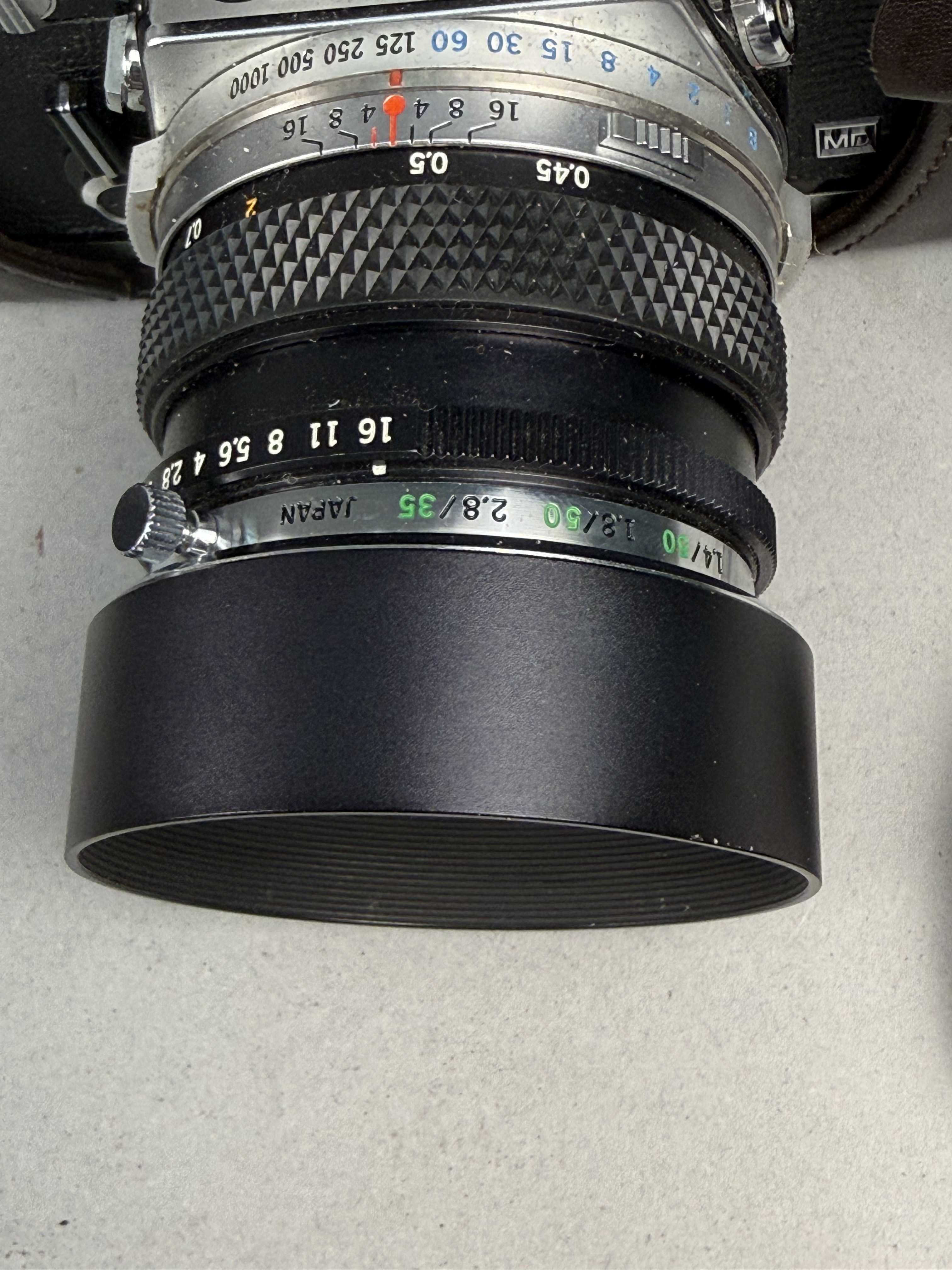 Olympus OM-1 35mm Camera with Zuiko 50mm Lens