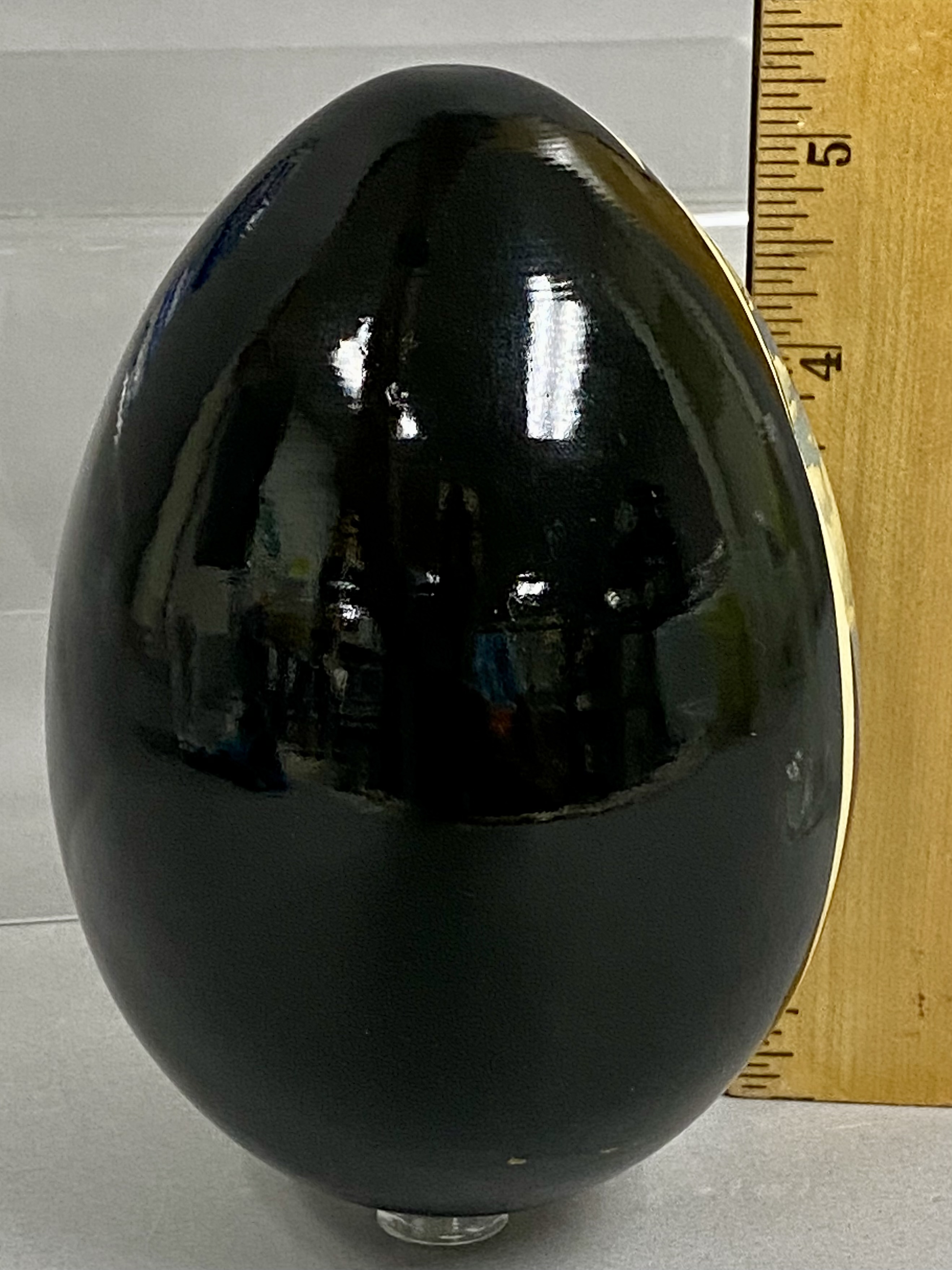 2 Russian Decorative Eggs, Signed