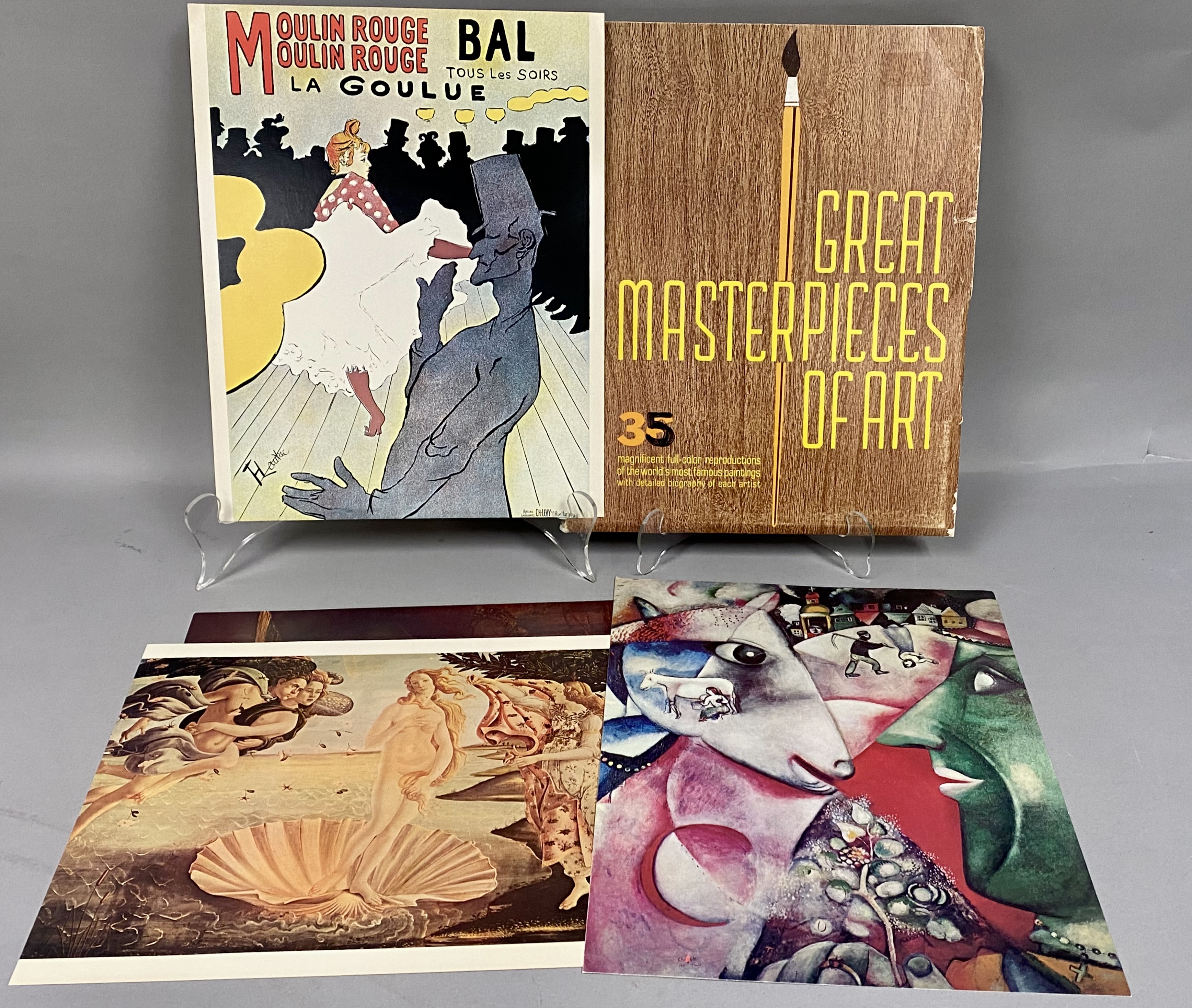 Great Masterpieces of Art Lithographic Reproductions