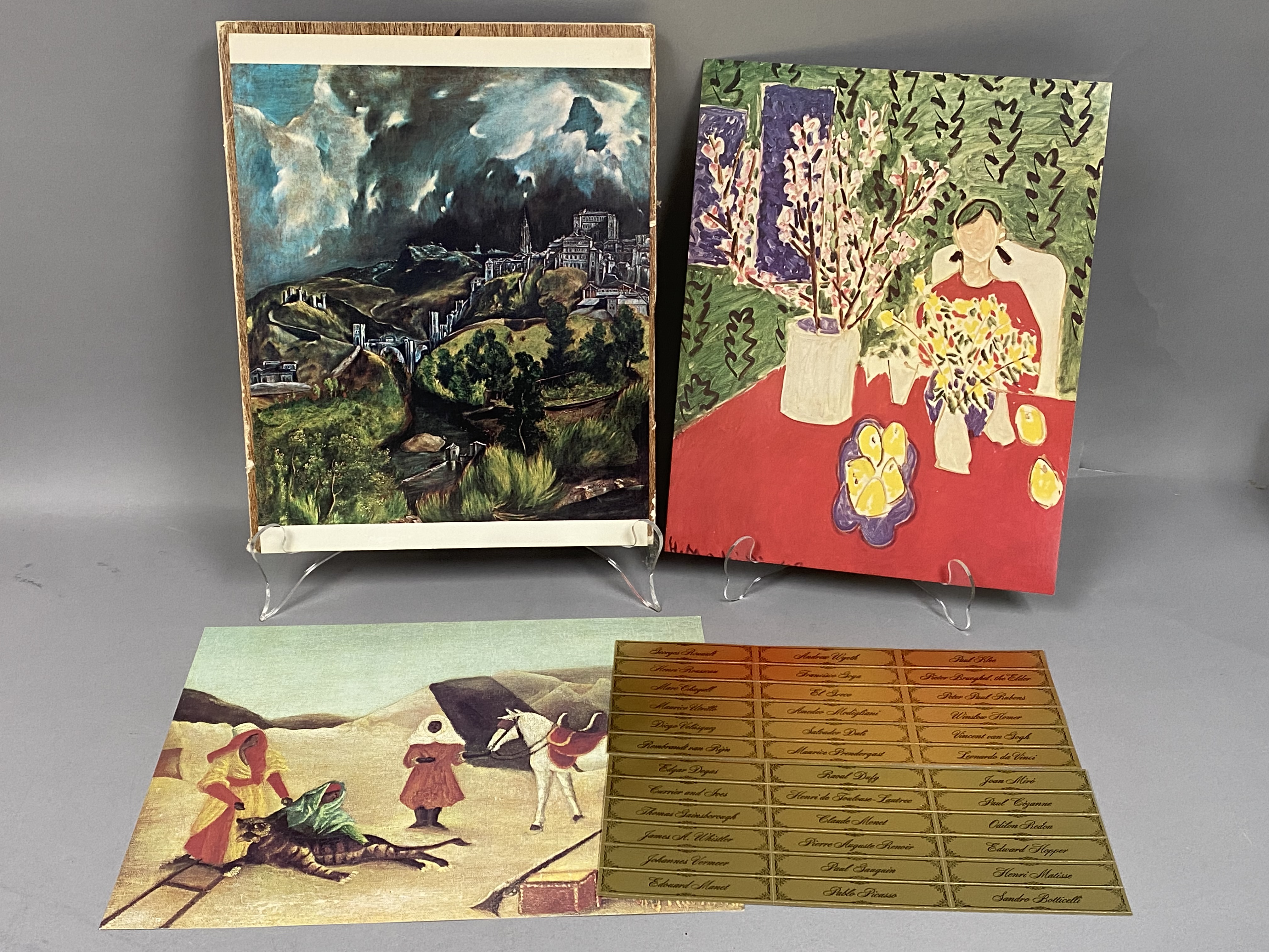 Great Masterpieces of Art Lithographic Reproductions