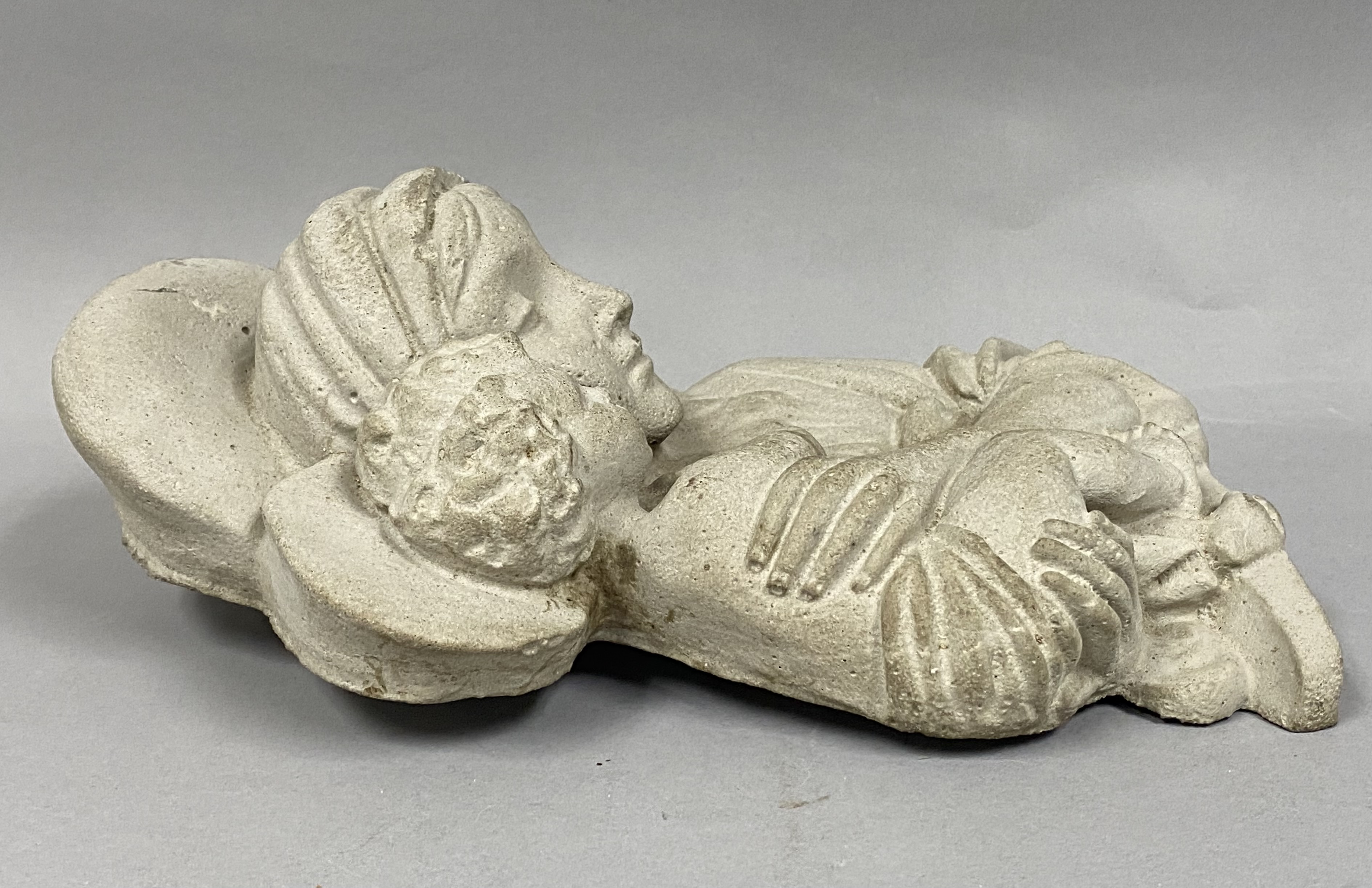 Cast Stone Plaque of the Madonna and Child