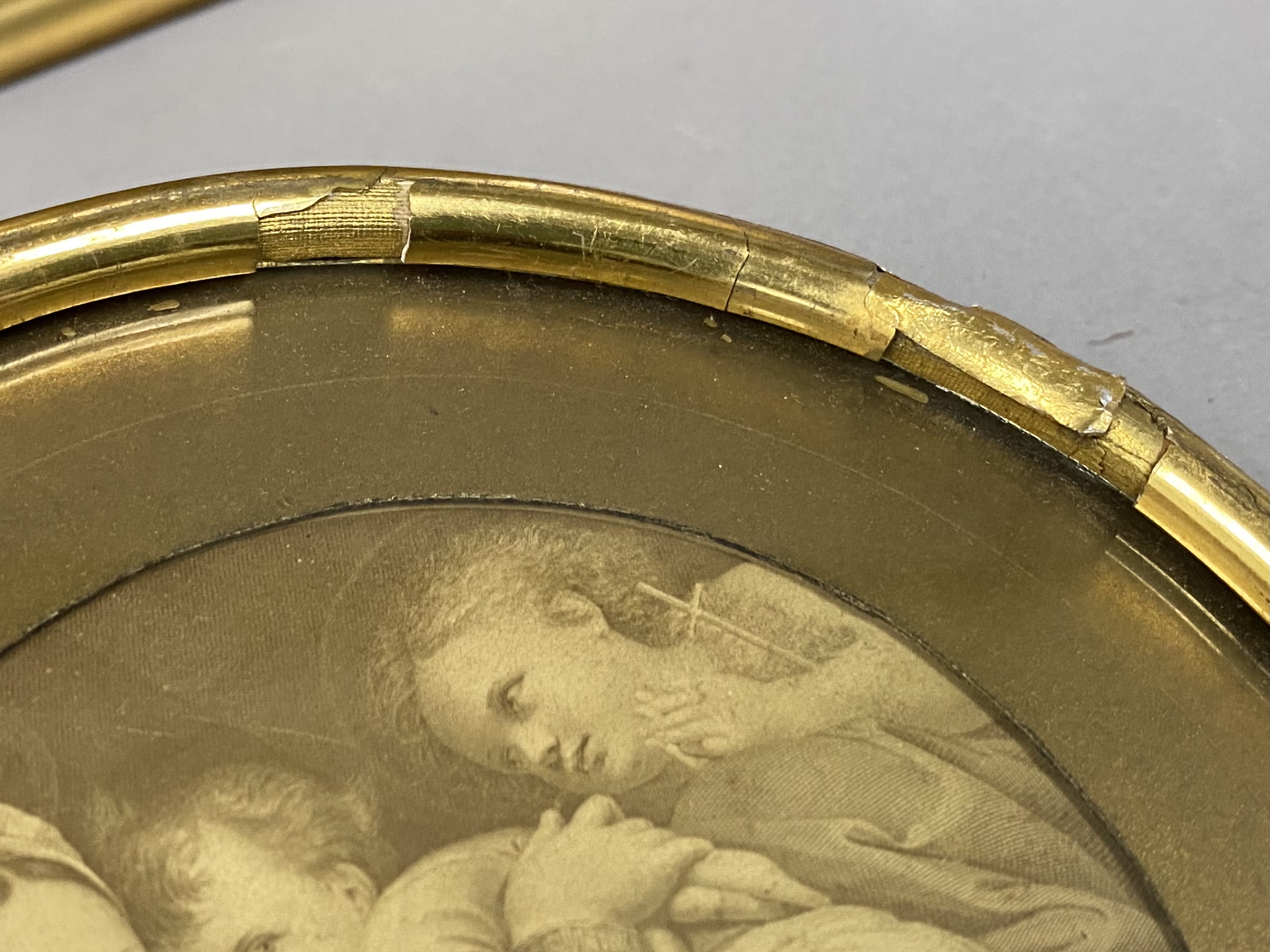 3 Religious Prints in Decorative Frames