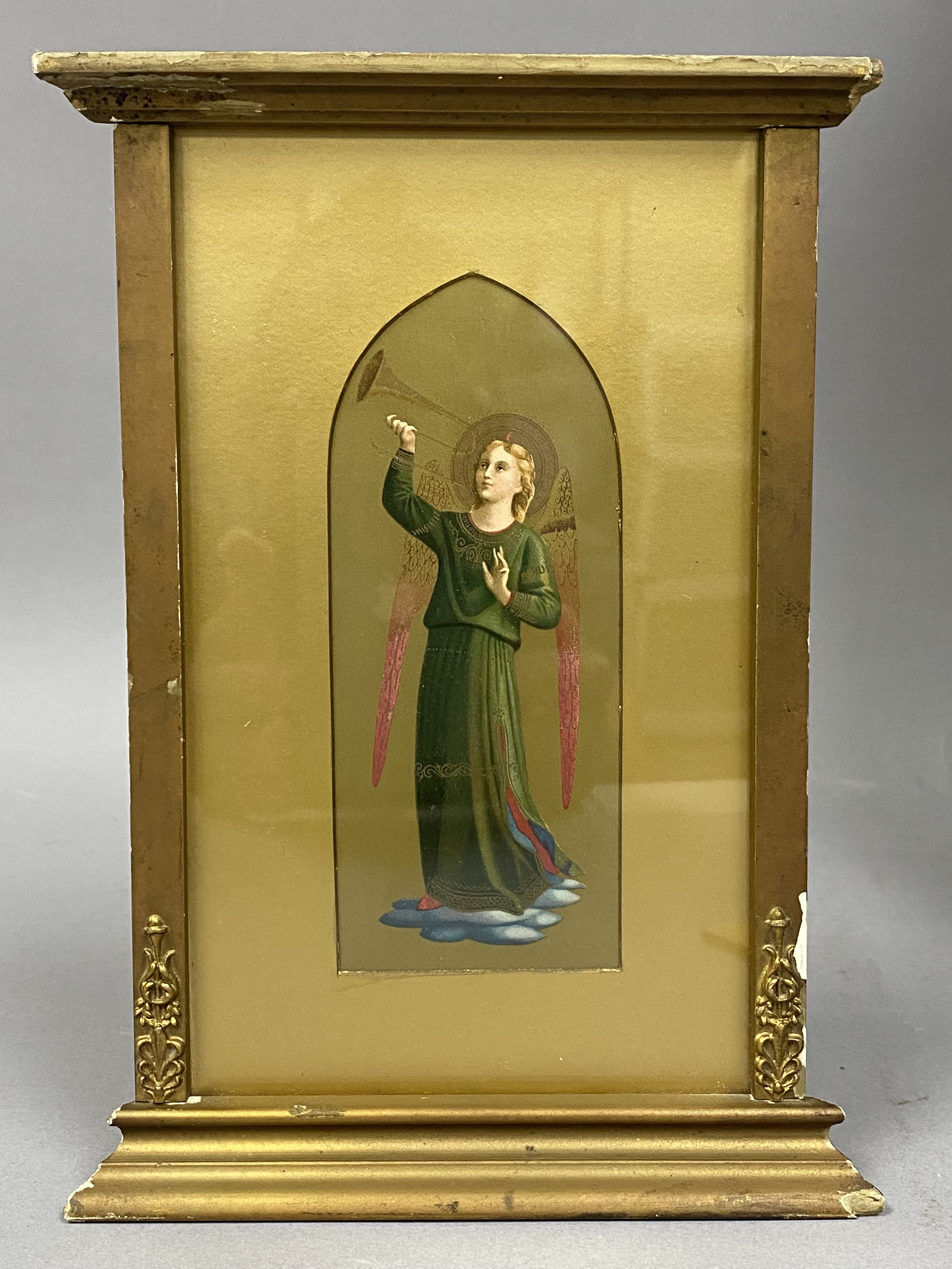 3 Religious Prints in Decorative Frames