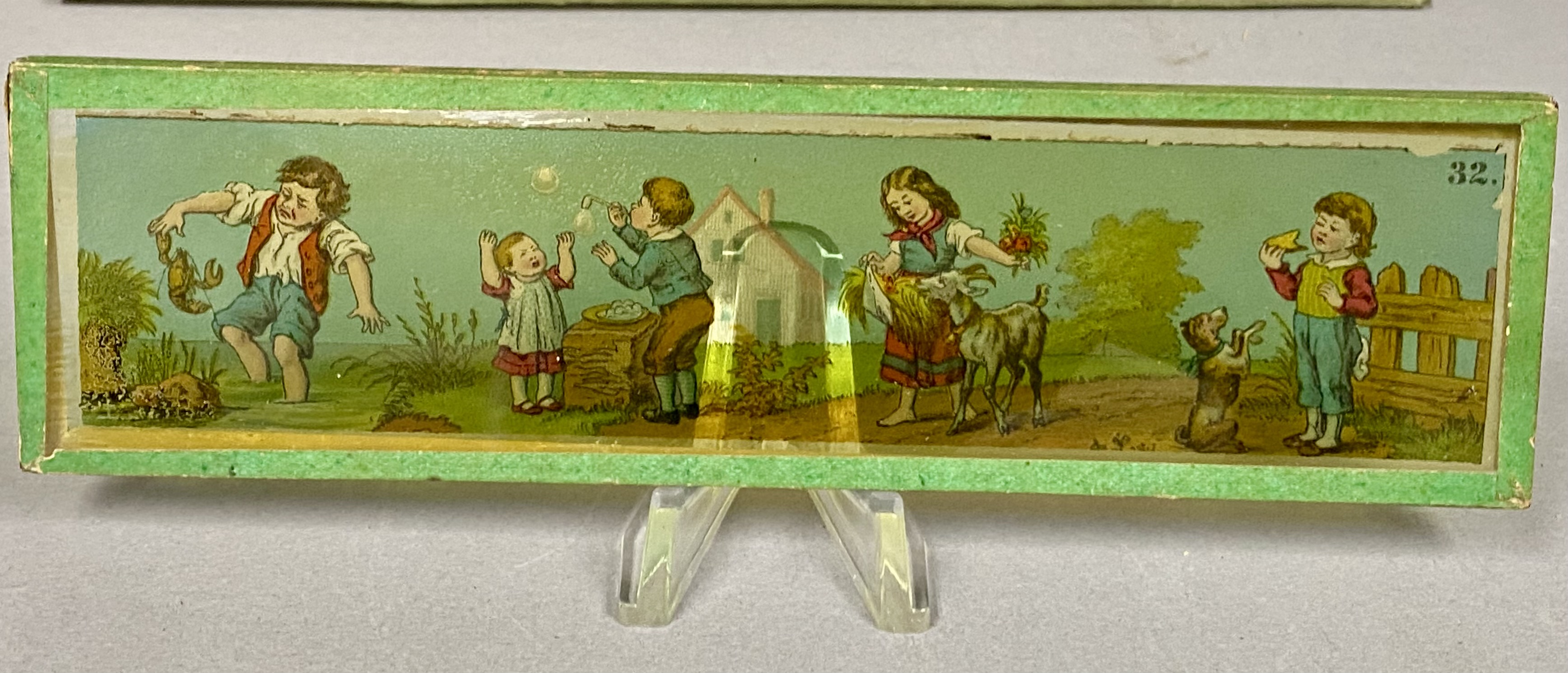 26 Antique Ernst Plank Magic Lantern Slides
