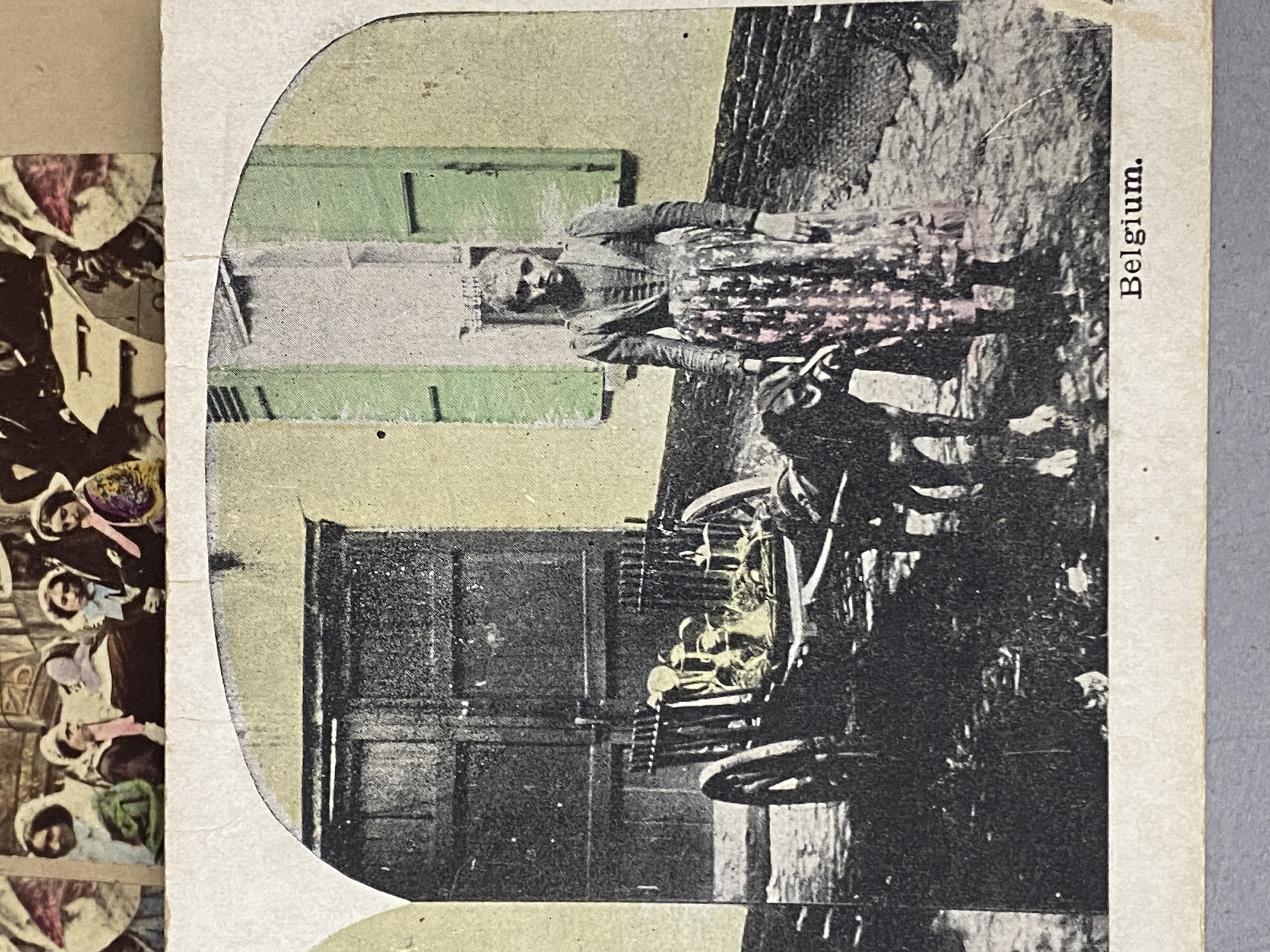 Antique Pedestal Stereoscope and Stereoview Cards