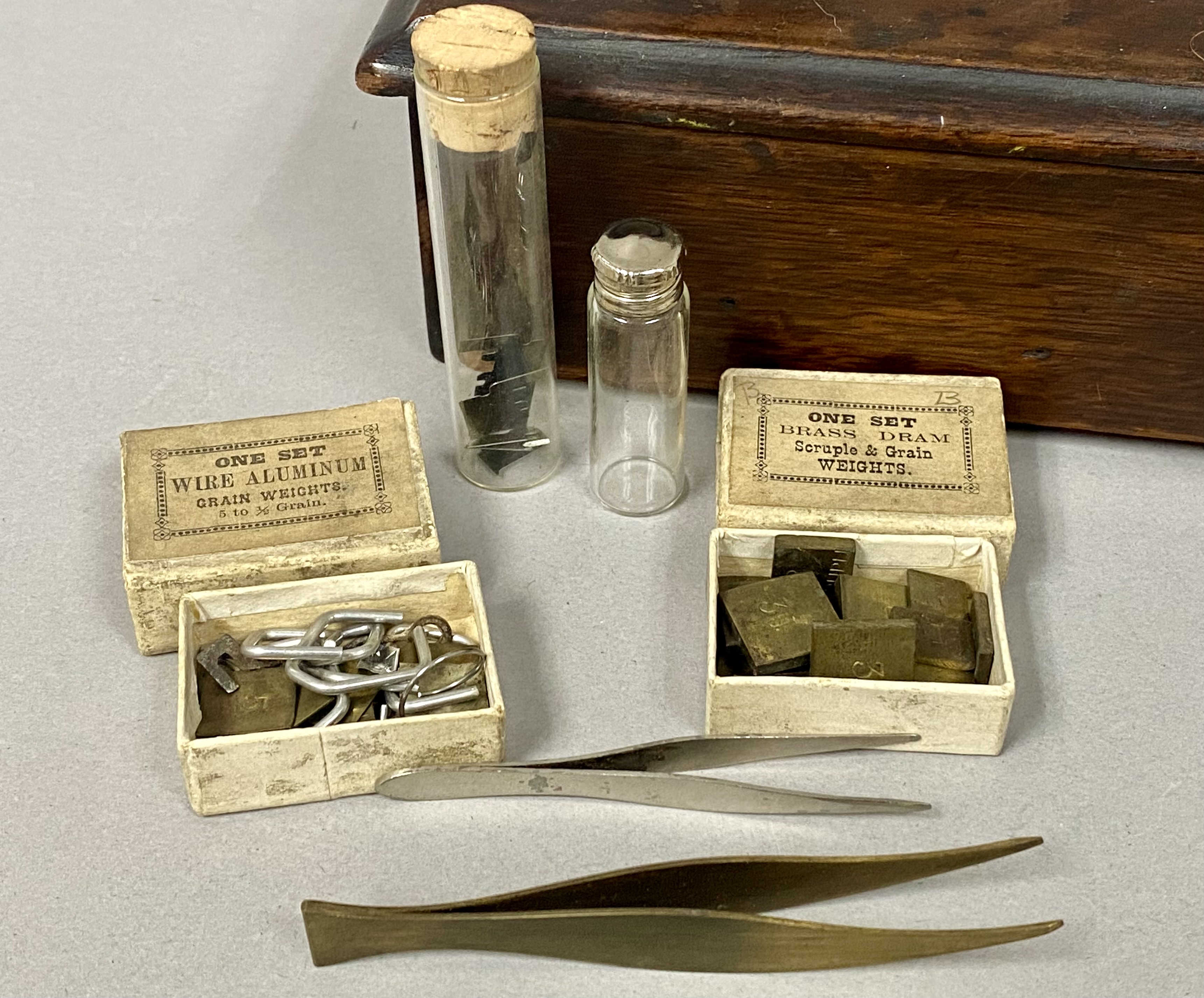 Antique Brass Apothecary Balance Scale & More