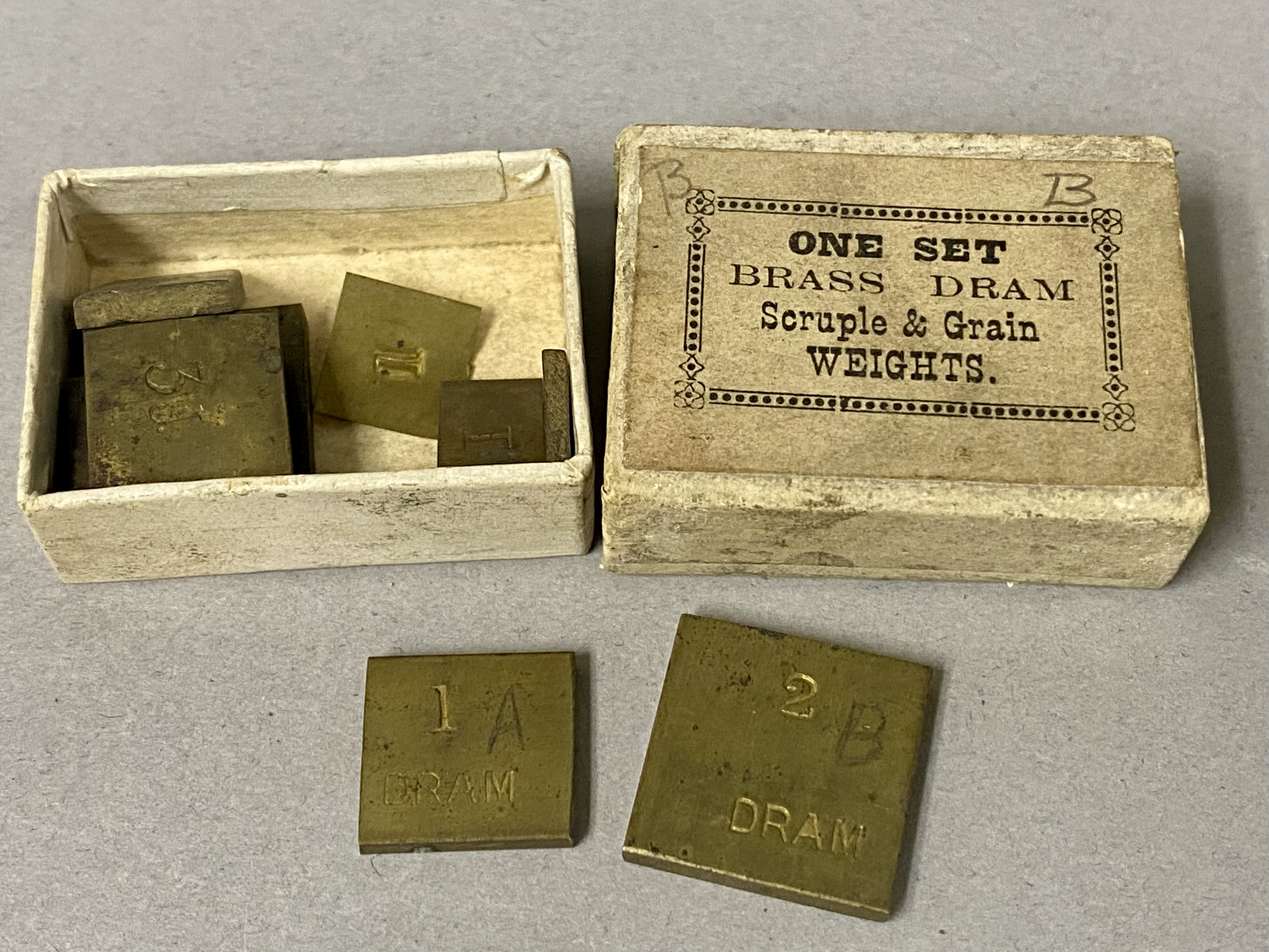 Antique Brass Apothecary Balance Scale & More