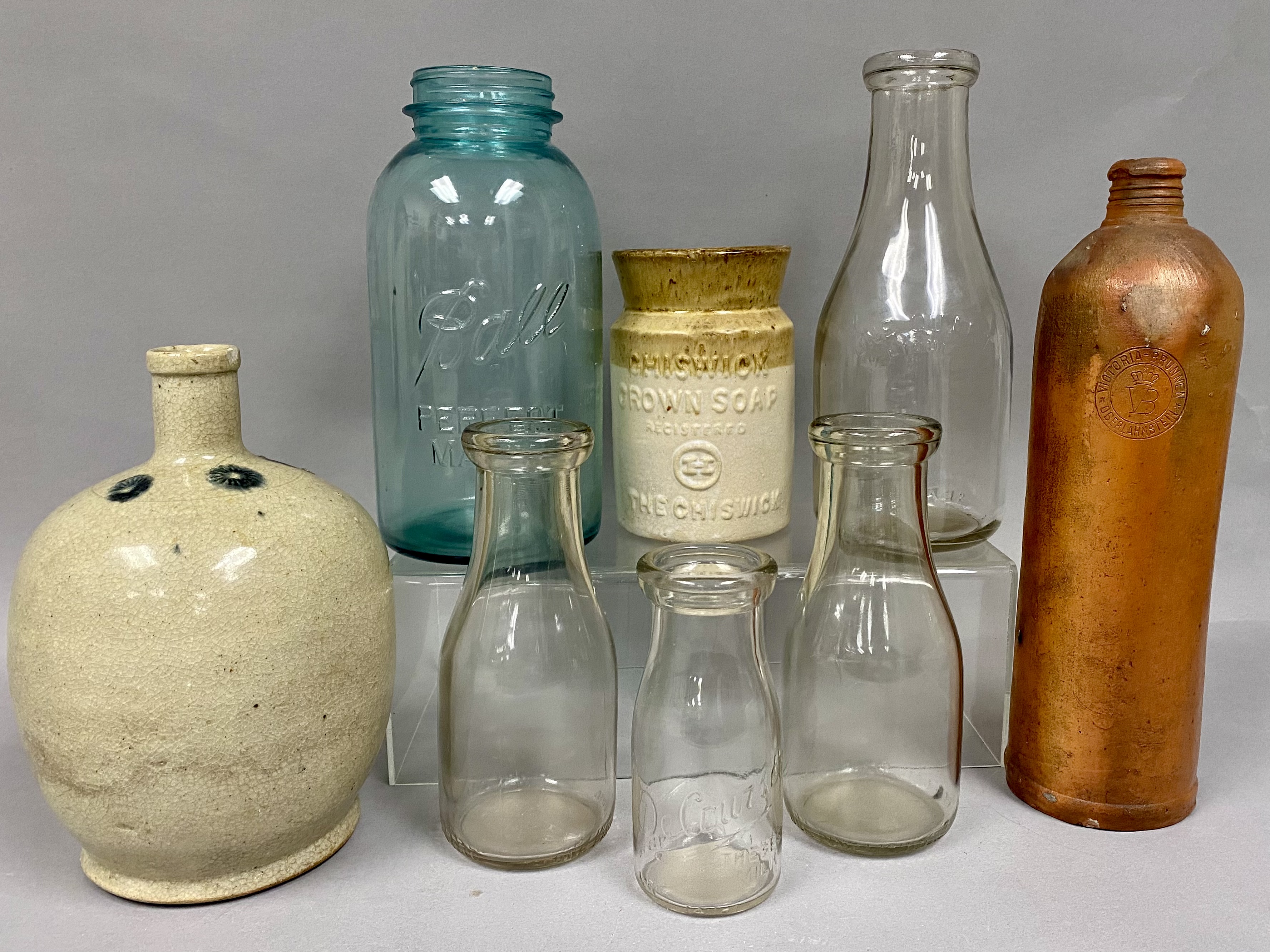 Glass & Stoneware Bottles Inc Ball & Victoria-Brunnen