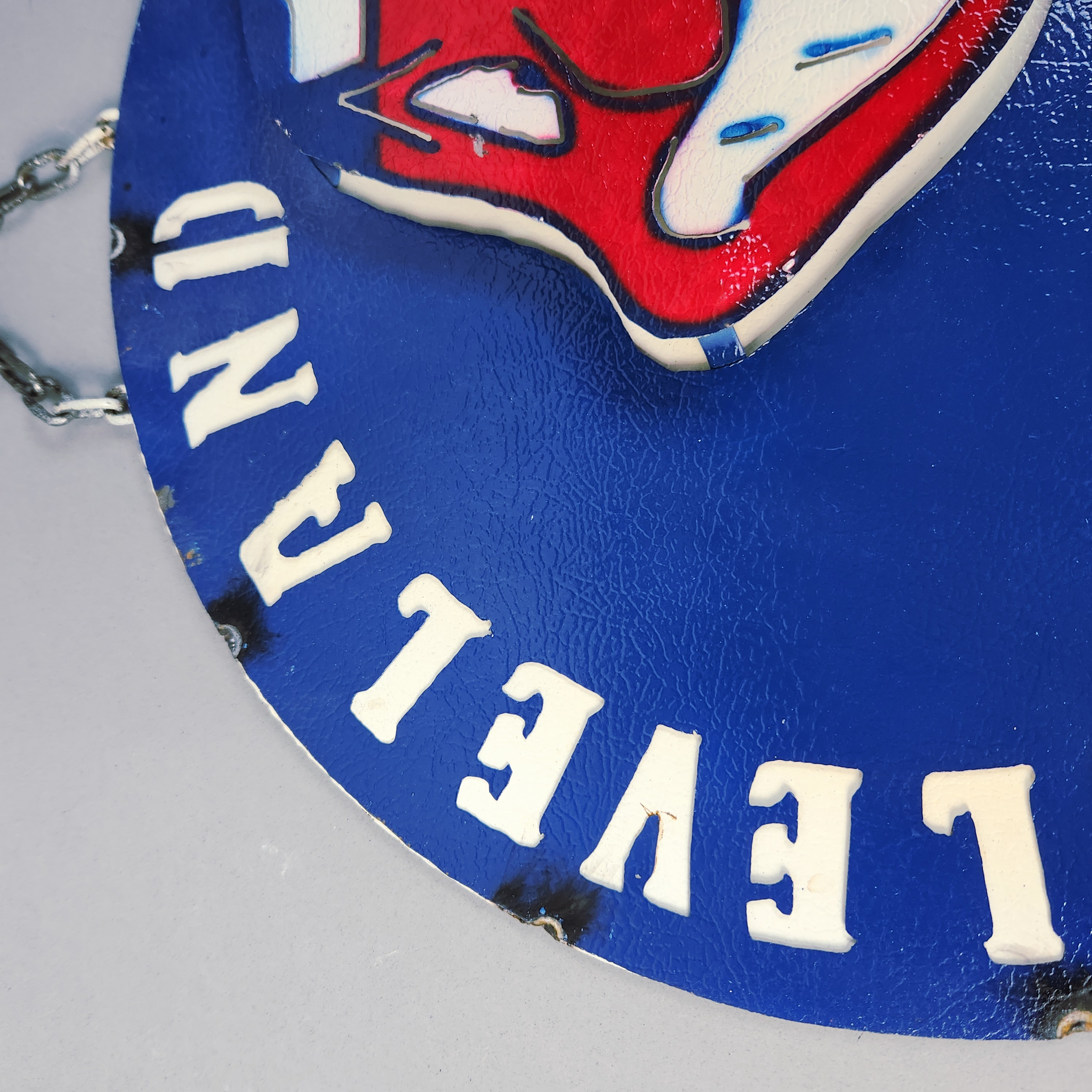 Cleveland Indians Chief Wahoo Metal Wall Sign