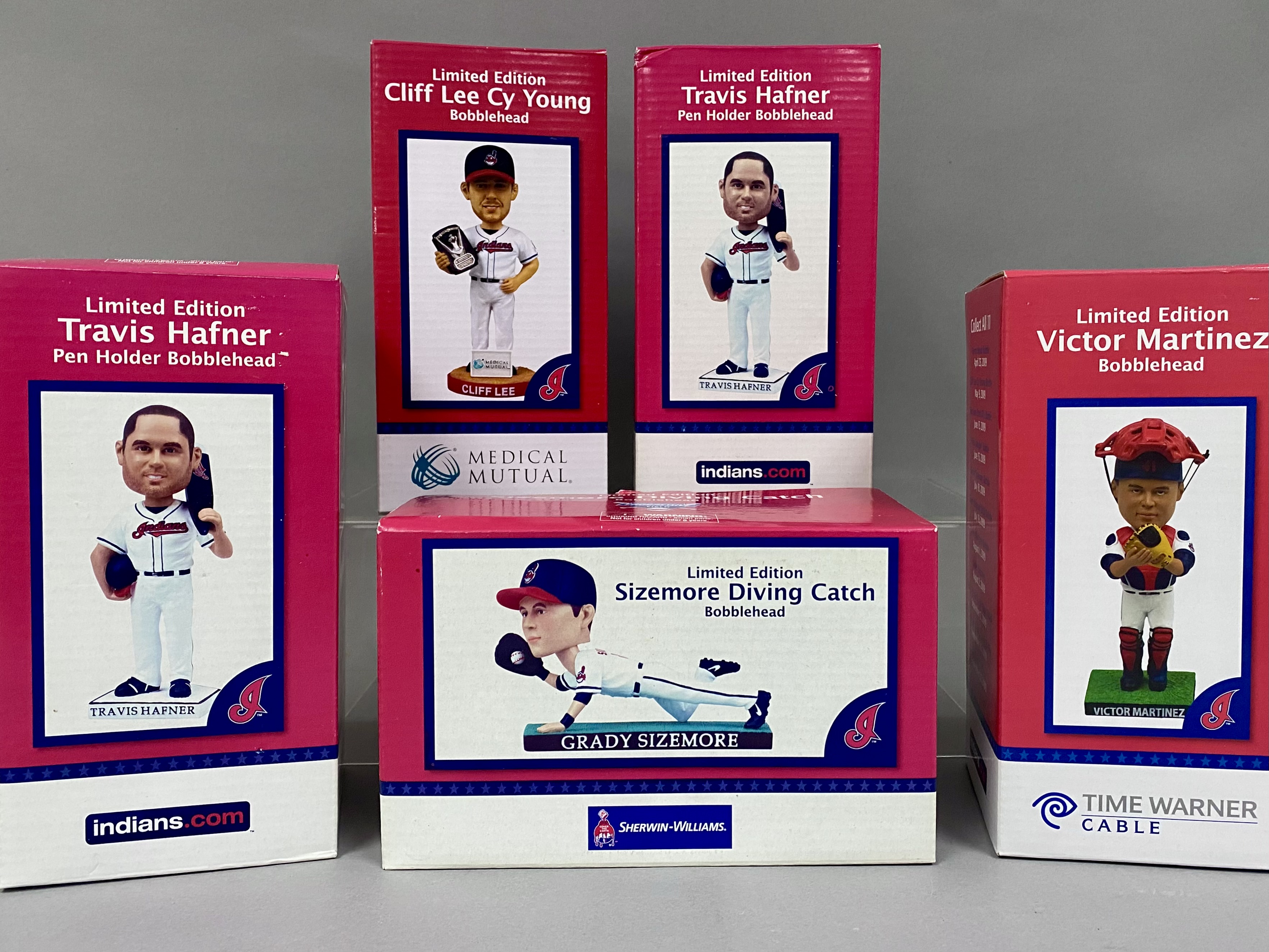 5 Cleveland Indians Giveaway Bobbleheads
