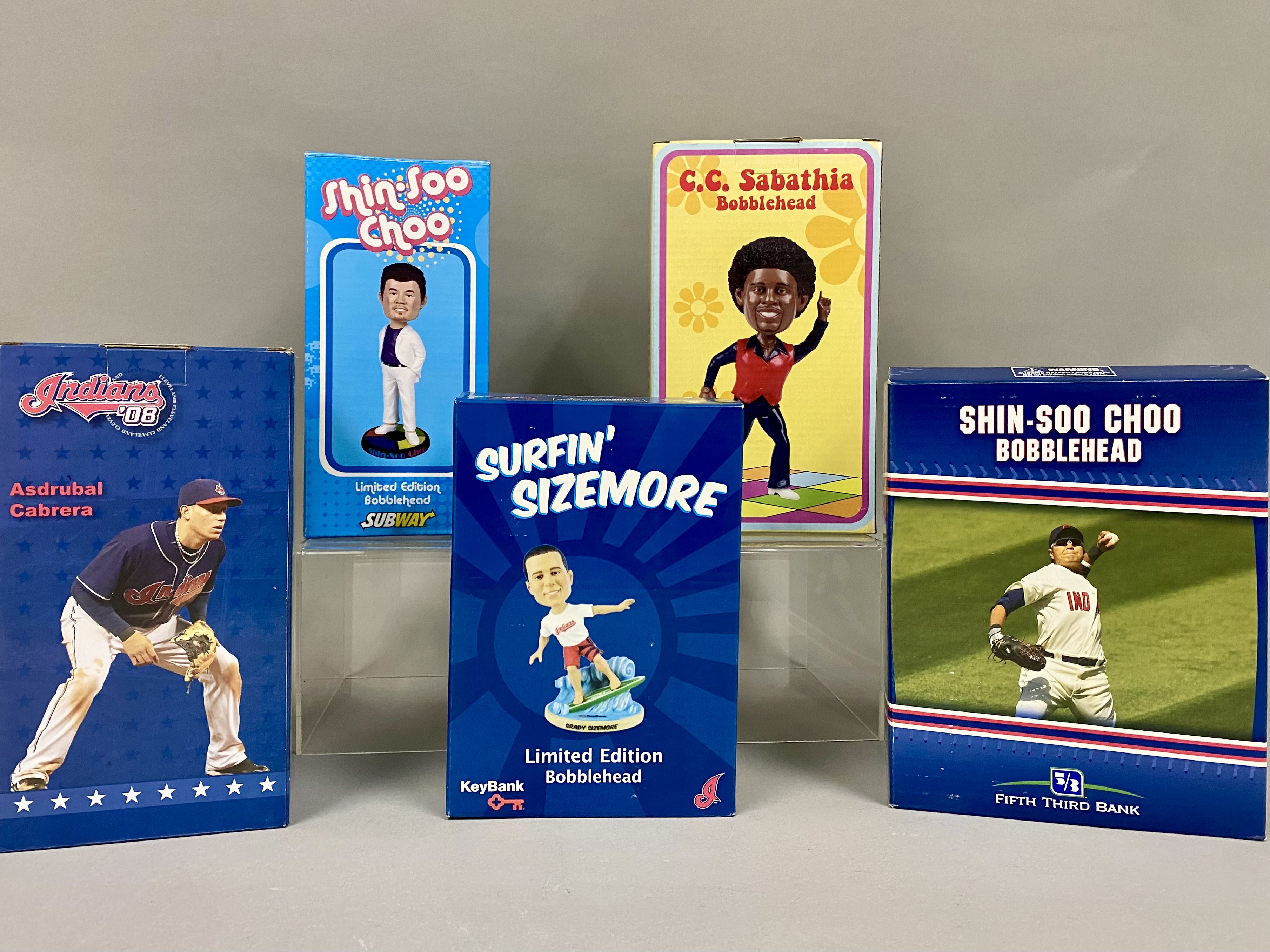5 Cleveland Indians Giveaway Bobbleheads