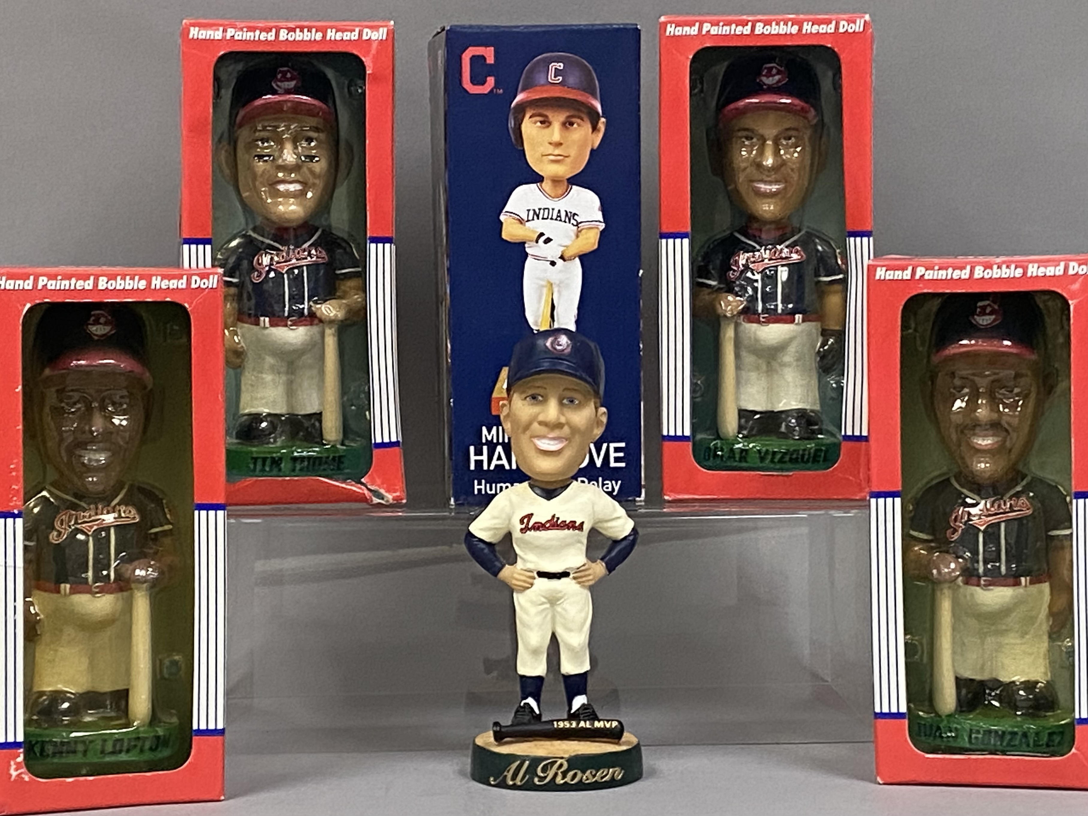 6 Cleveland Indians Bobbleheads Inc Al Rosen