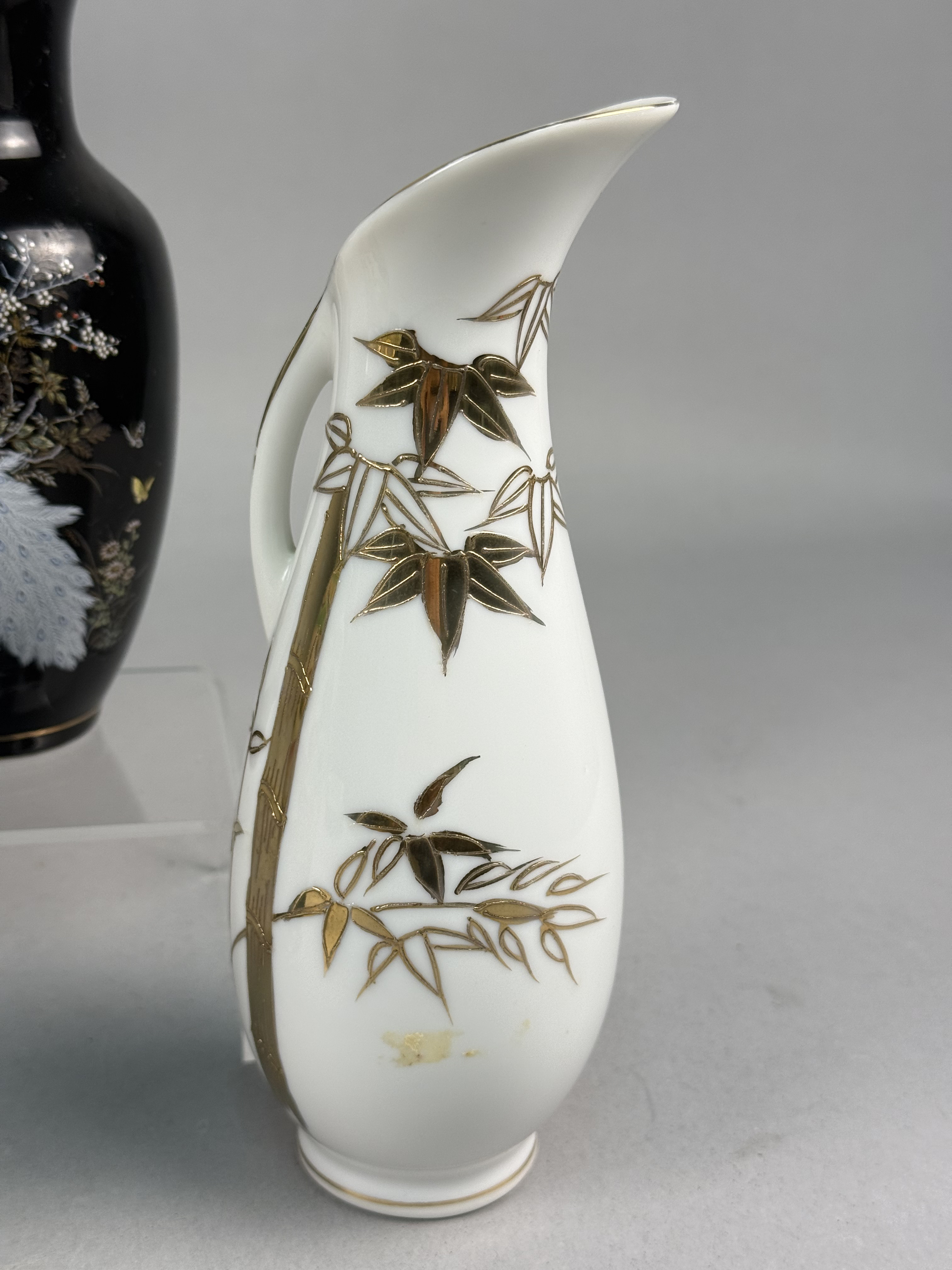 A Trio of Japanese Ceramic and Porcelain Vessels