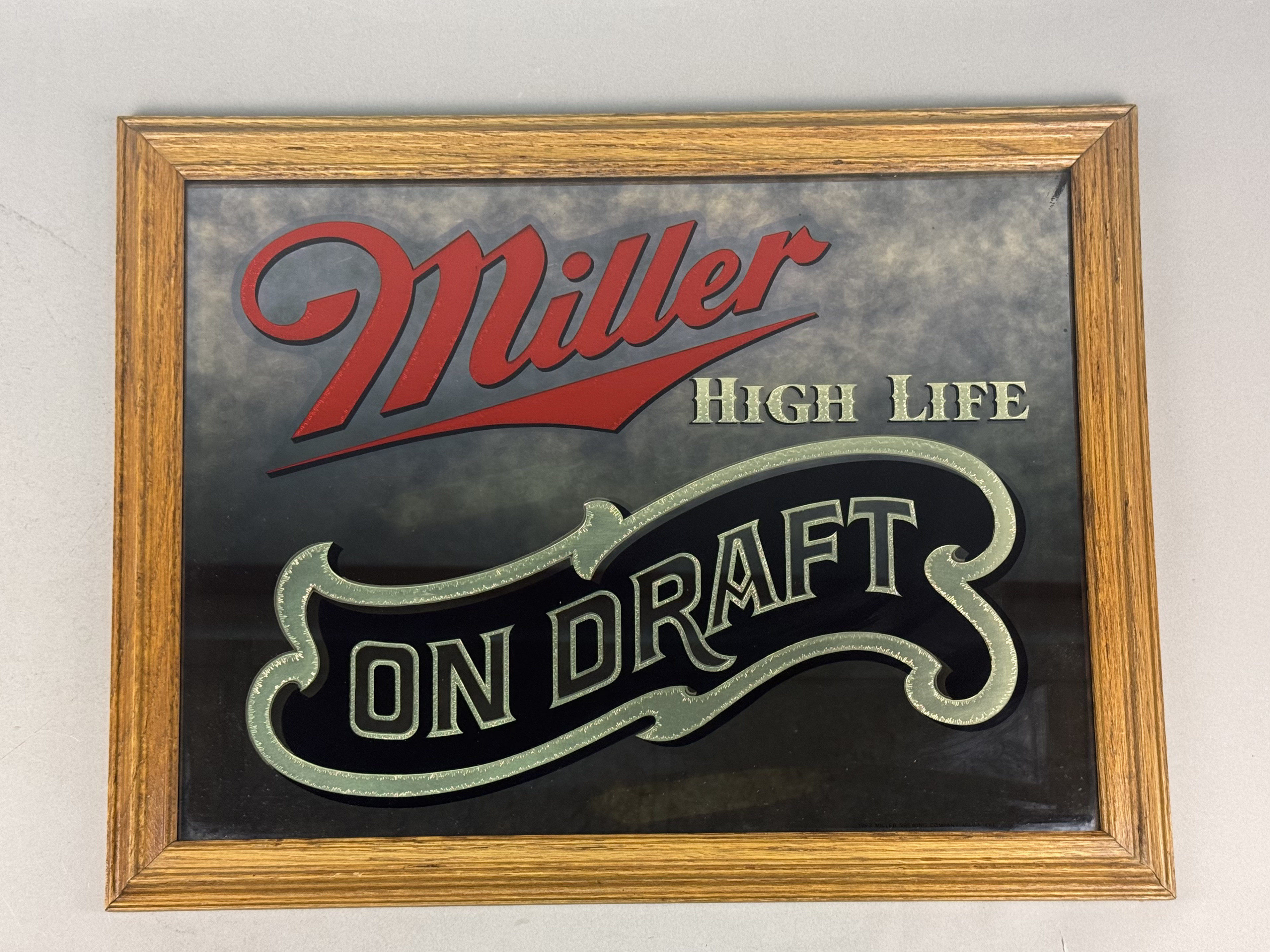 1983 Miller High Life Bar Mirror