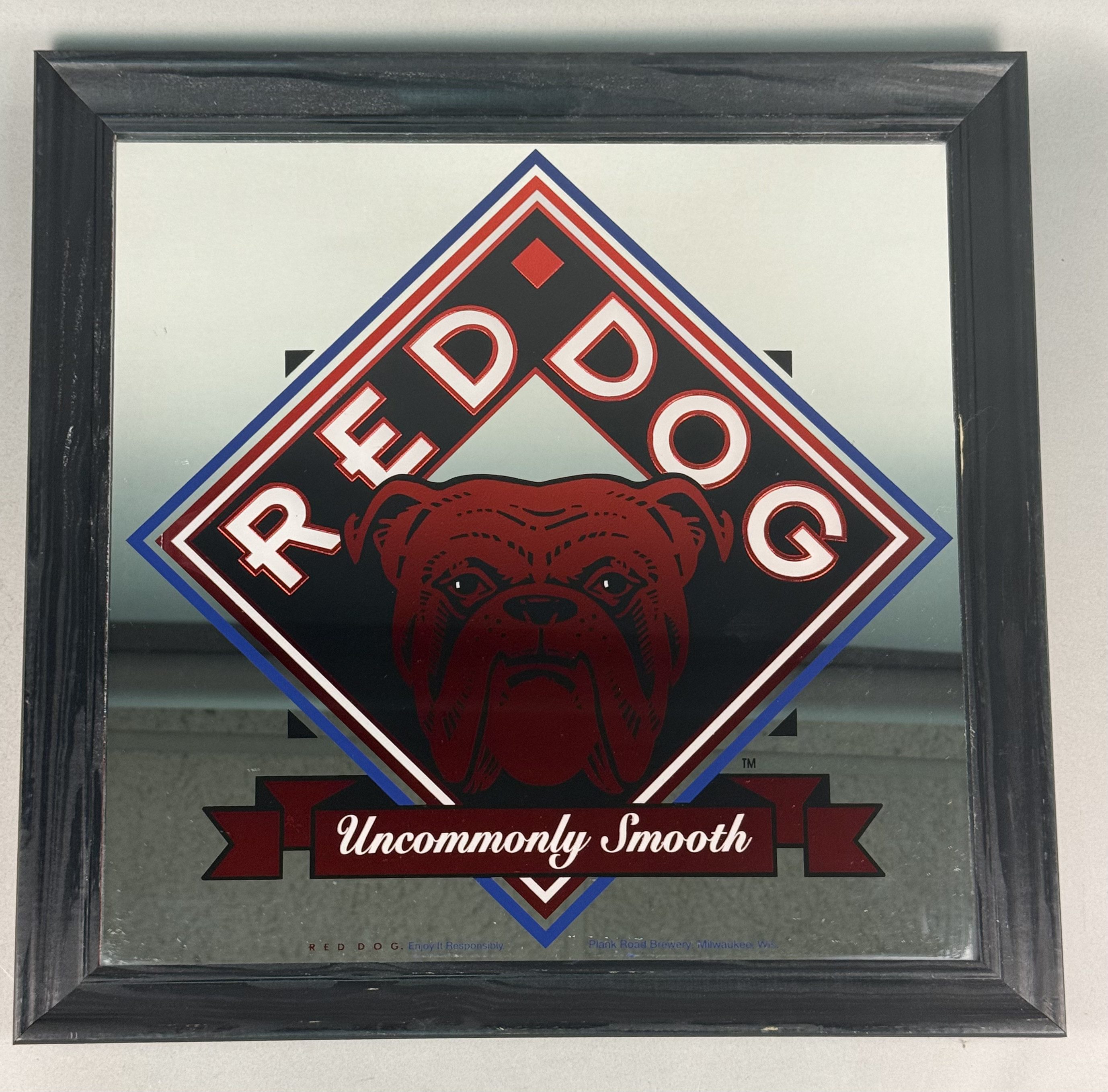 1995 Red Dog Beer Bar Mirror