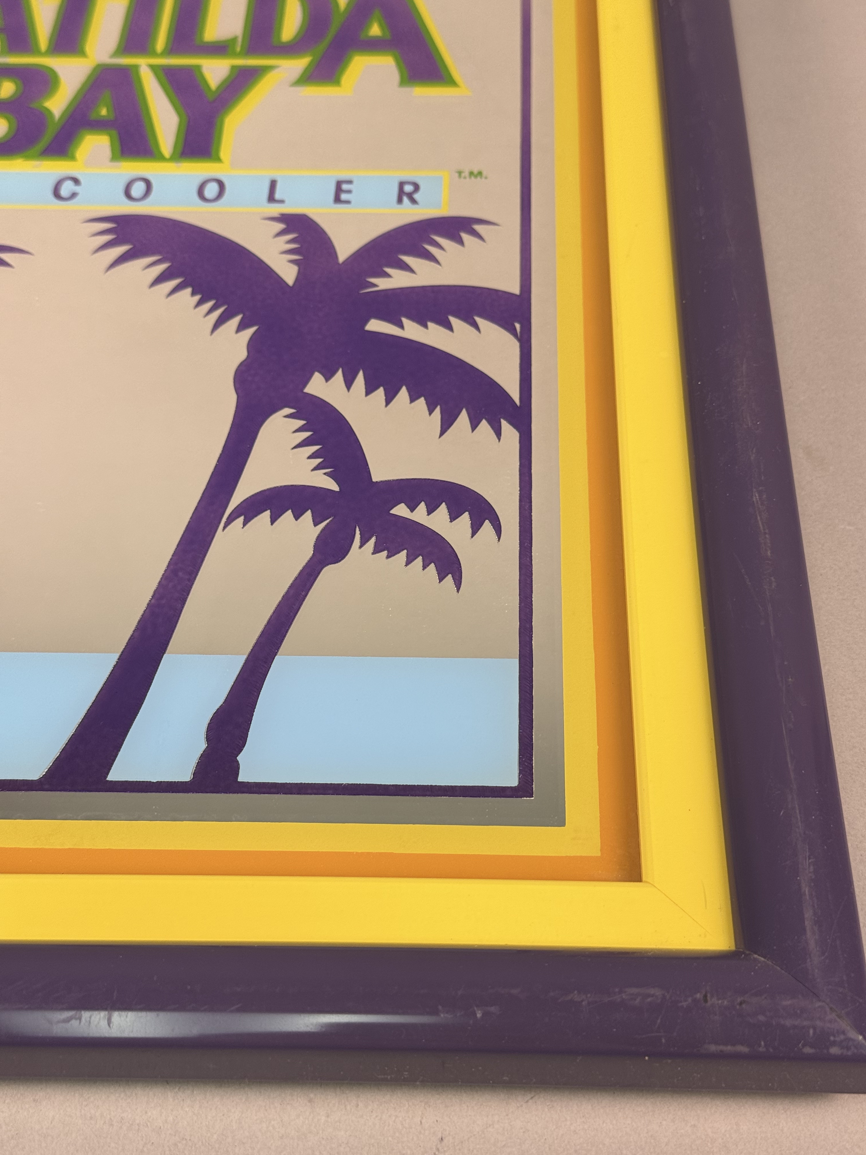 Vintage Matilda Bay Wine Cooler Bar Mirror