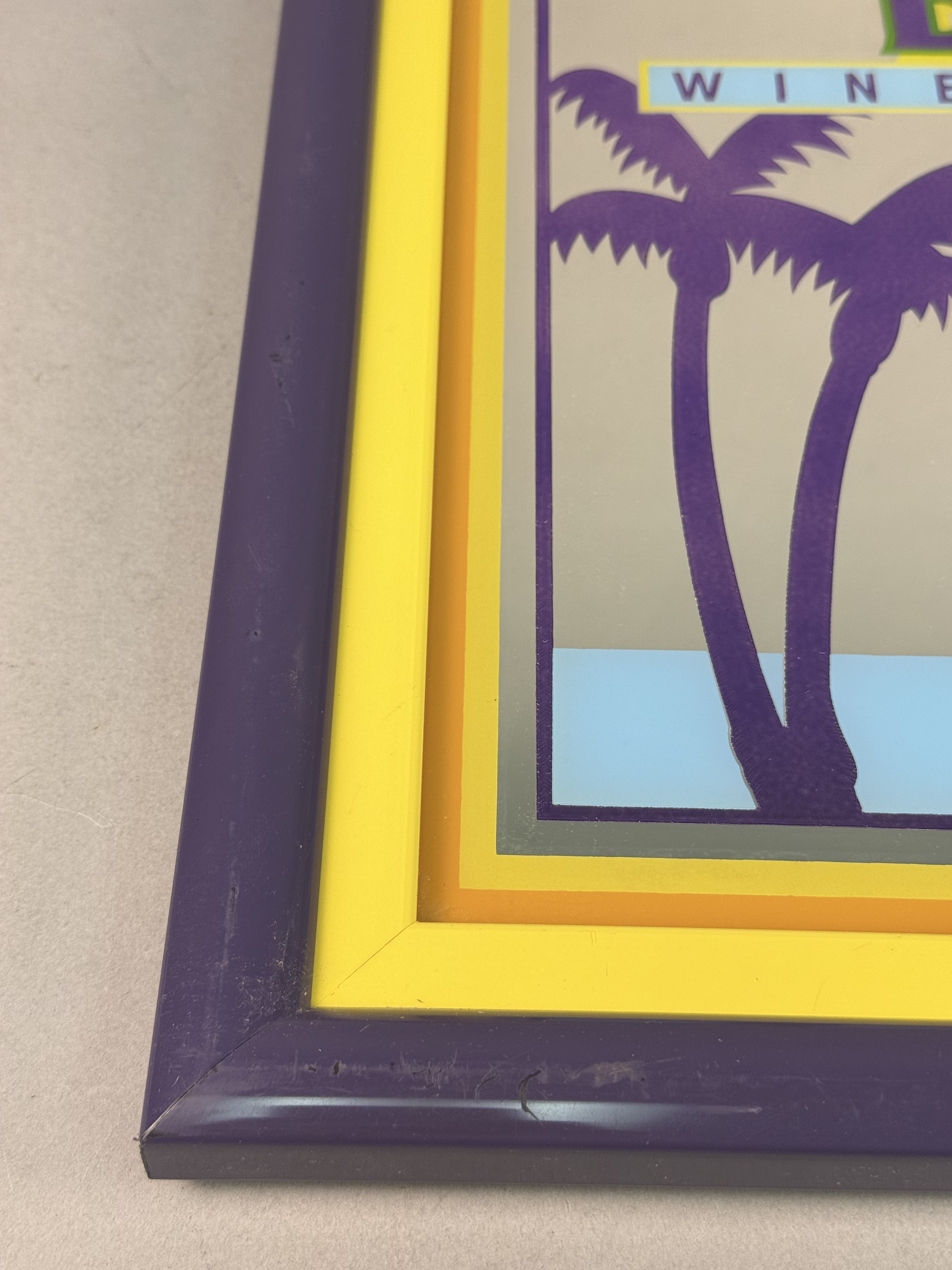 Vintage Matilda Bay Wine Cooler Bar Mirror