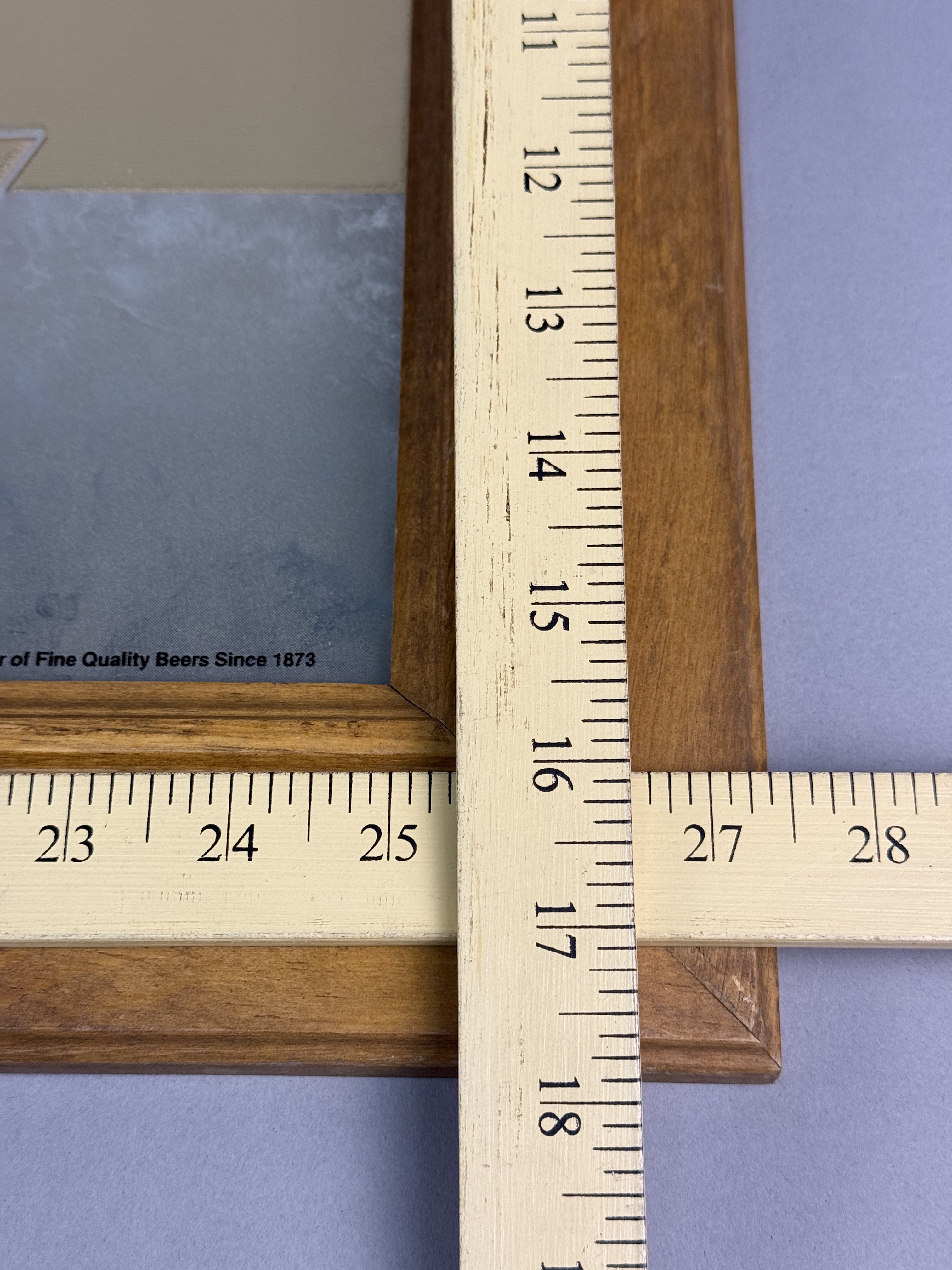 1988 Coors Beer Framed Bar Mirror
