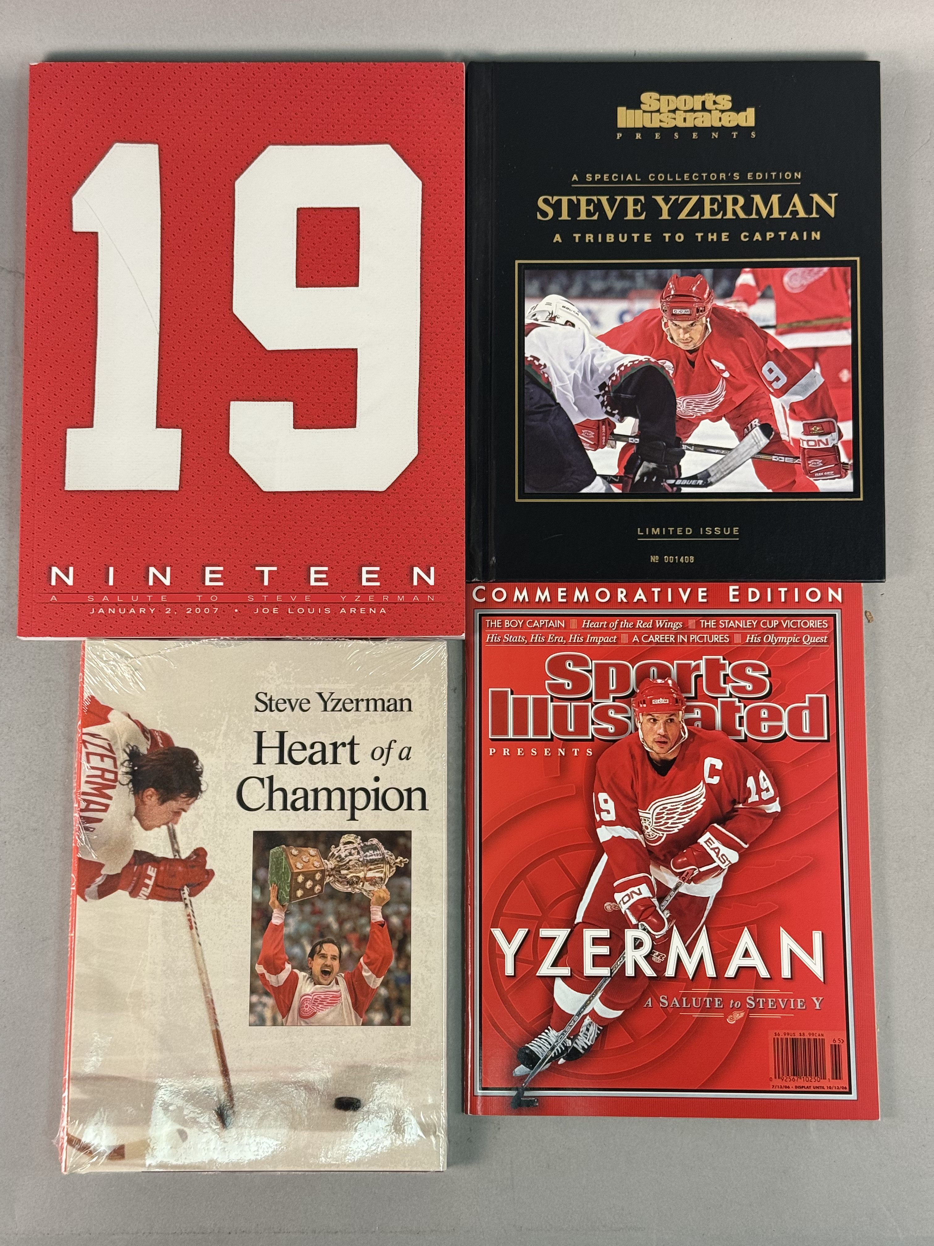 Steve Yzerman Detroit Red Wings Publications