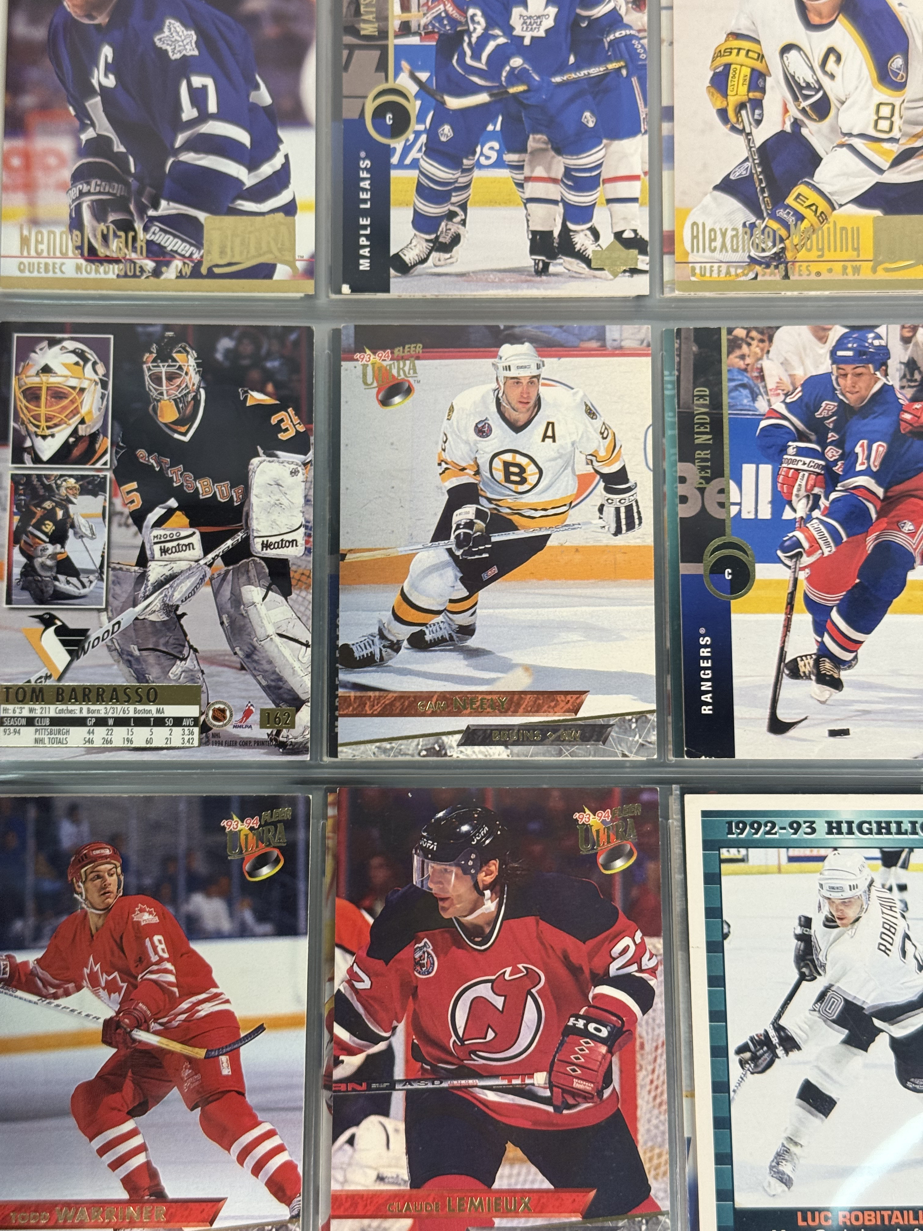 NHL Hockey Trading Card Collection