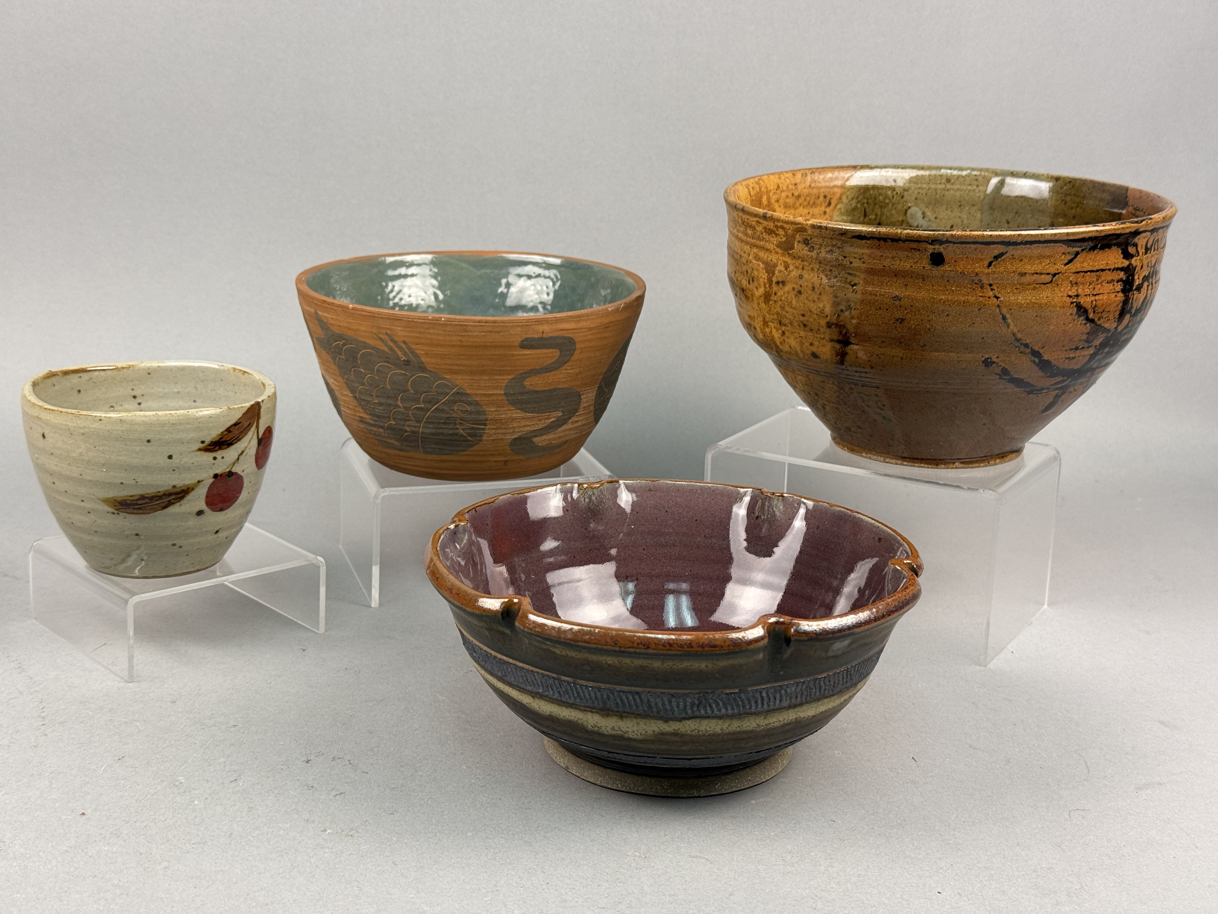 Contemporary American Studio Pottery Bowls & Cup