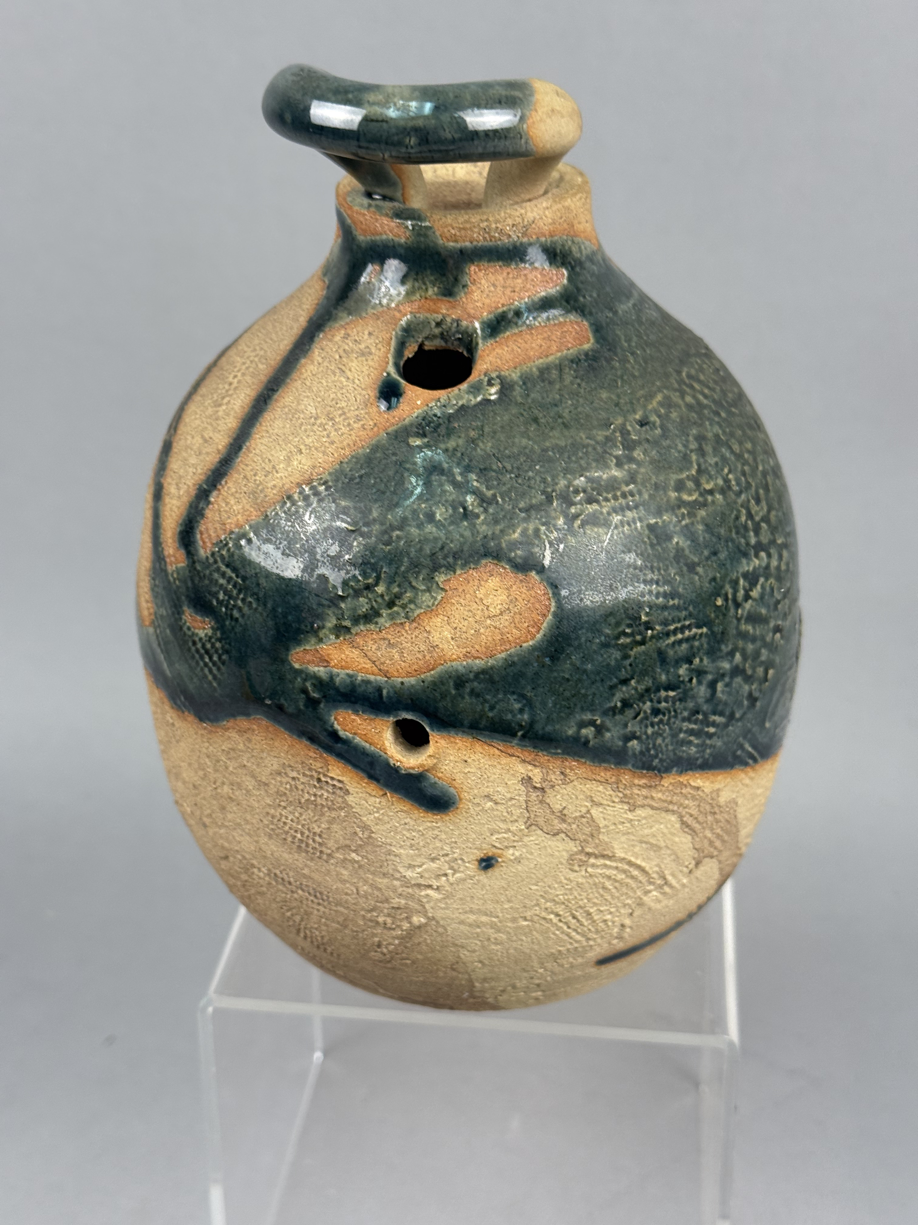 A Trio of Assorted Art Pottery Stoneware Vessels
