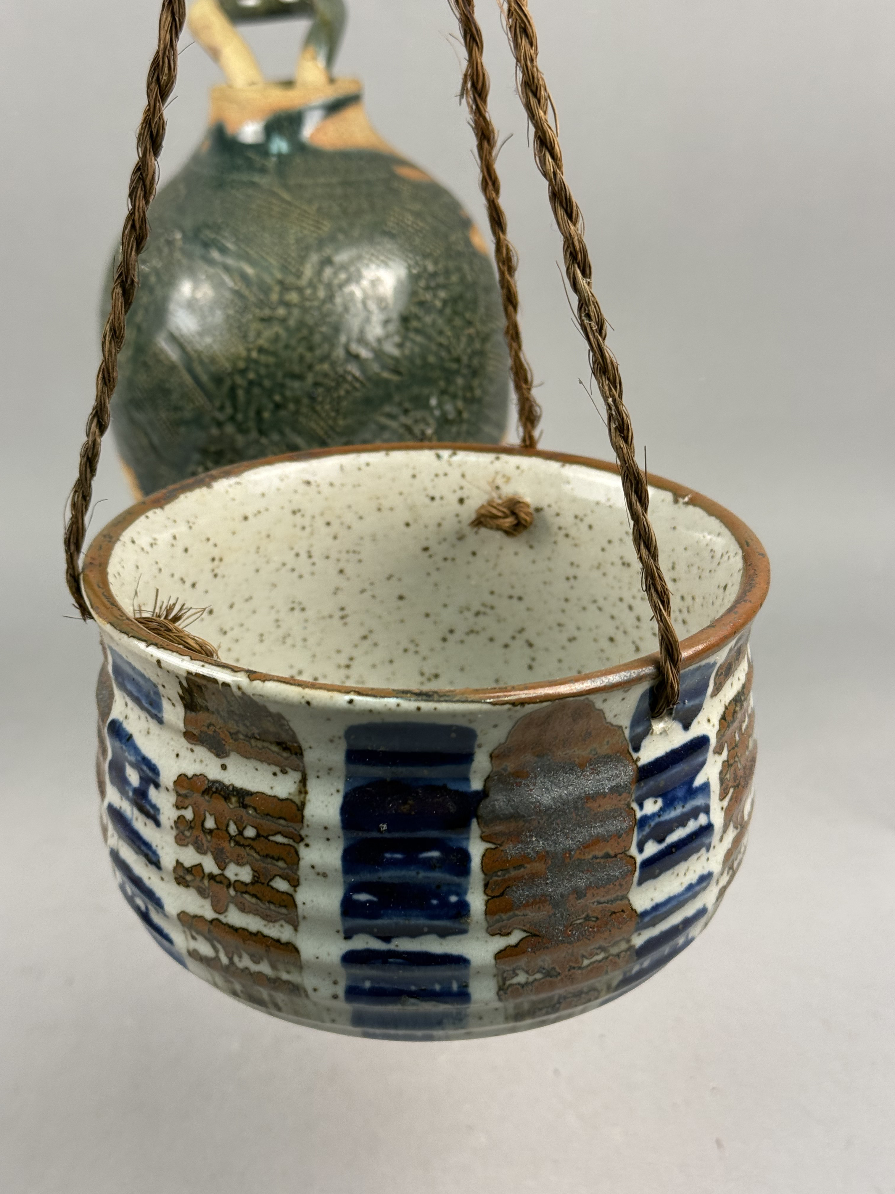 A Trio of Assorted Art Pottery Stoneware Vessels